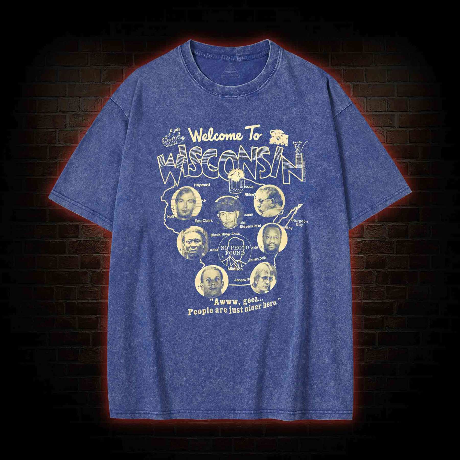 Welcome to Wisconsin Washed T-shirt
