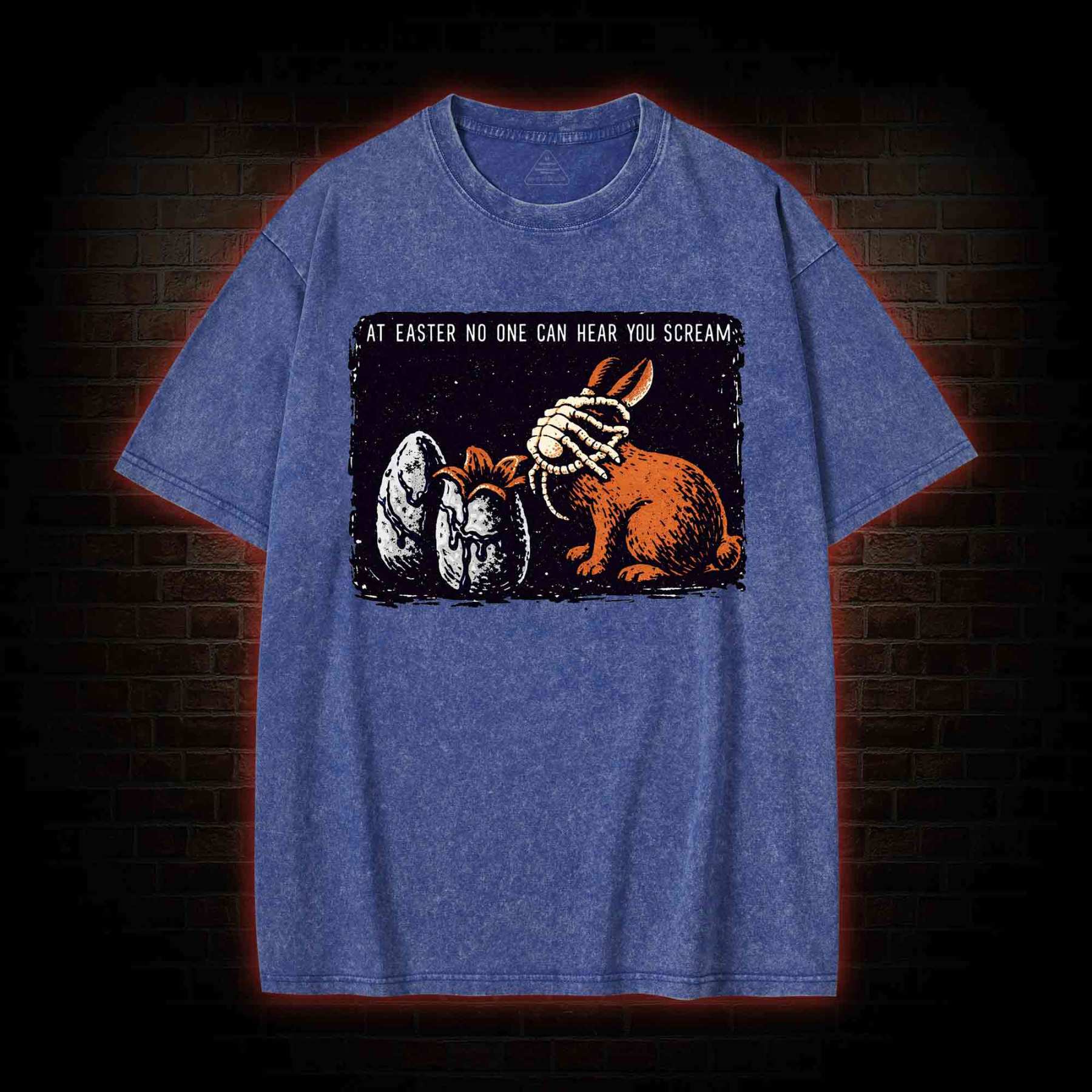 No One can Hear You Scream Washed T-shirt