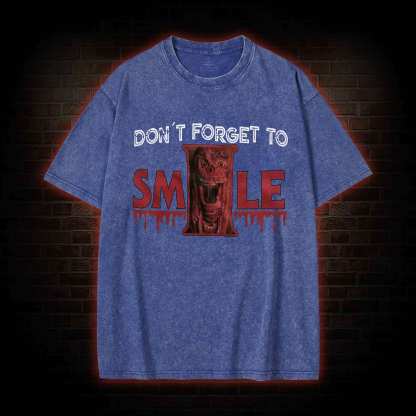 Don't Forget to Smile Washed T-shirt