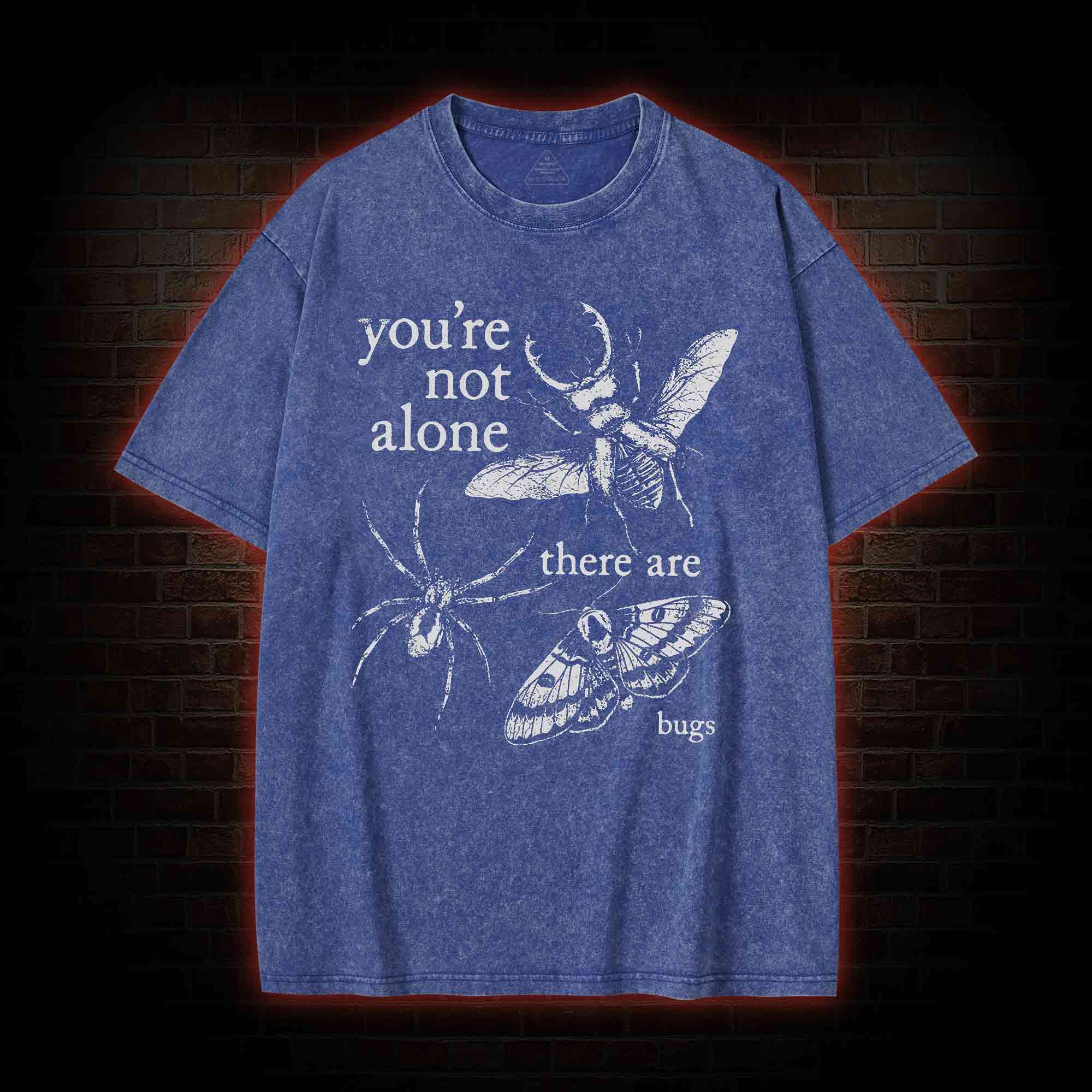 You're Not Alone Washed T-shirt