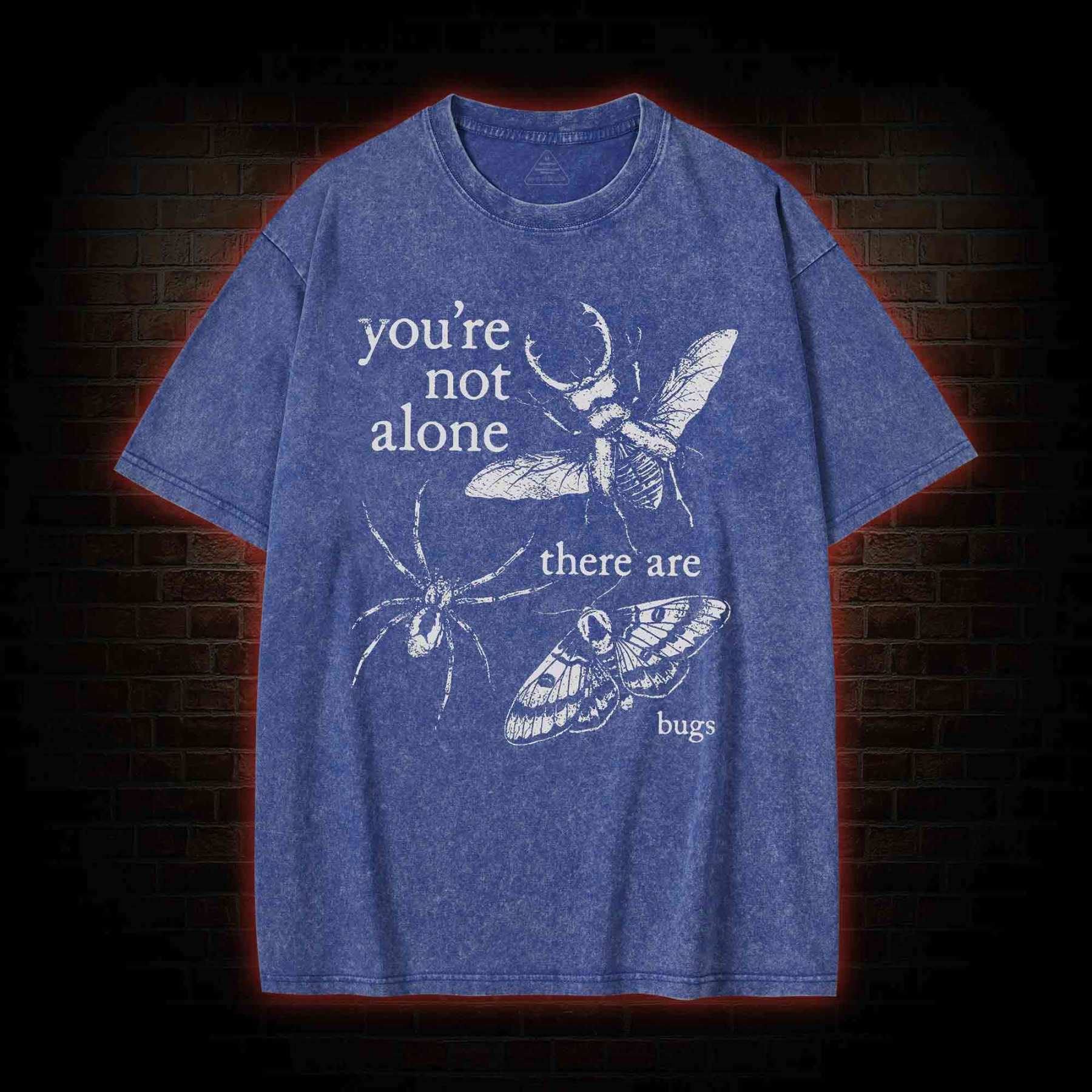 You're Not Alone Washed T-shirt