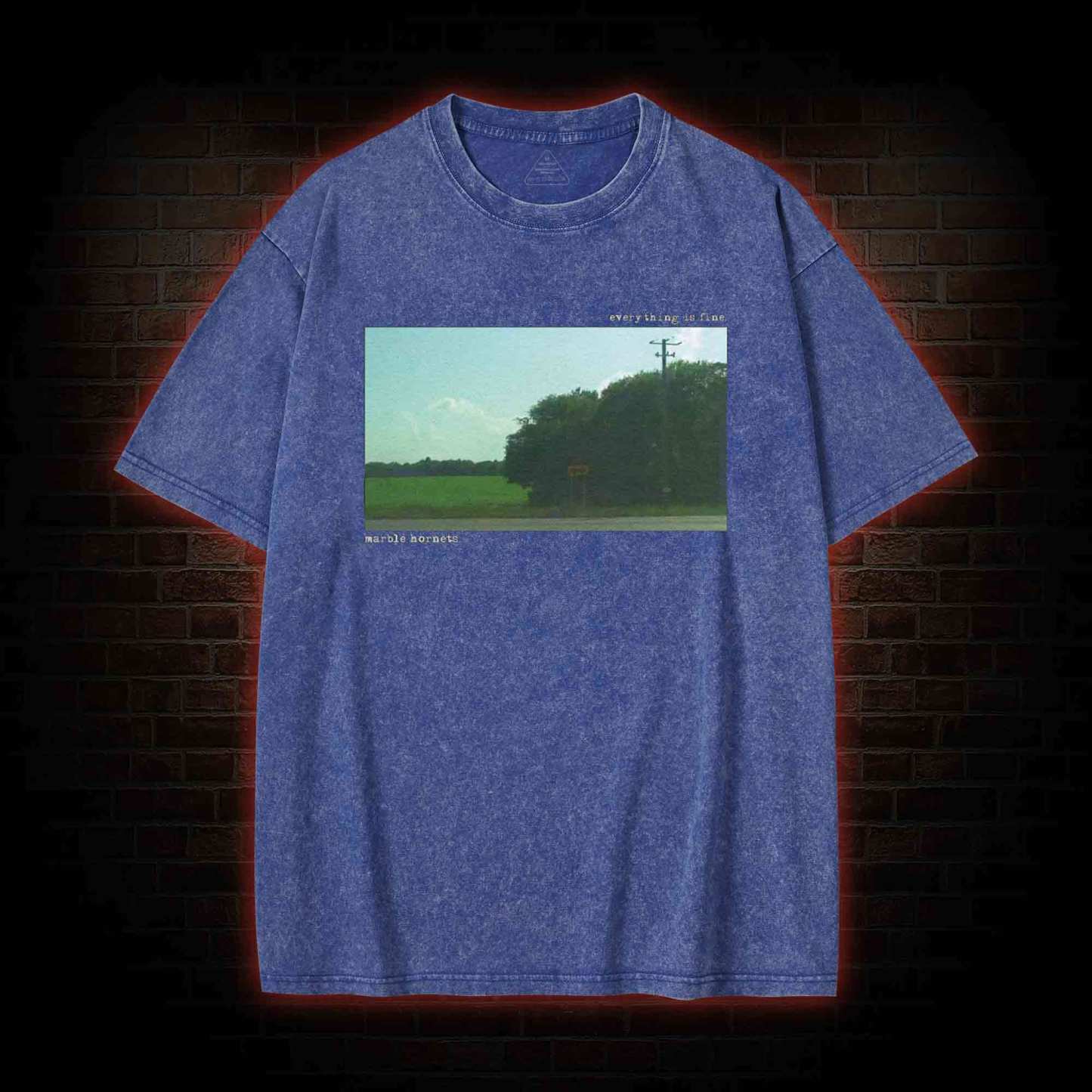 Everying is Fine Washed T-shirt