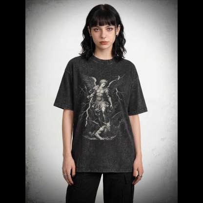 Saint Michael Archangel Washed T-shirt
