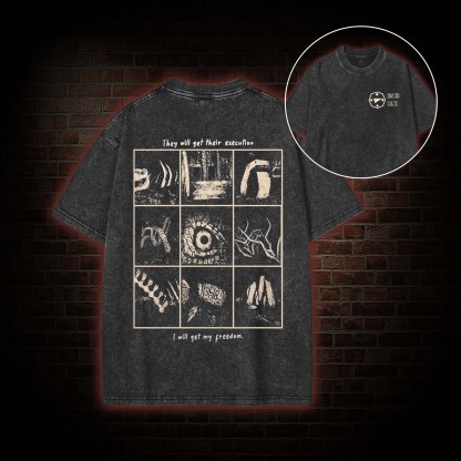 I will Gain My Freedom Washed T-shirt