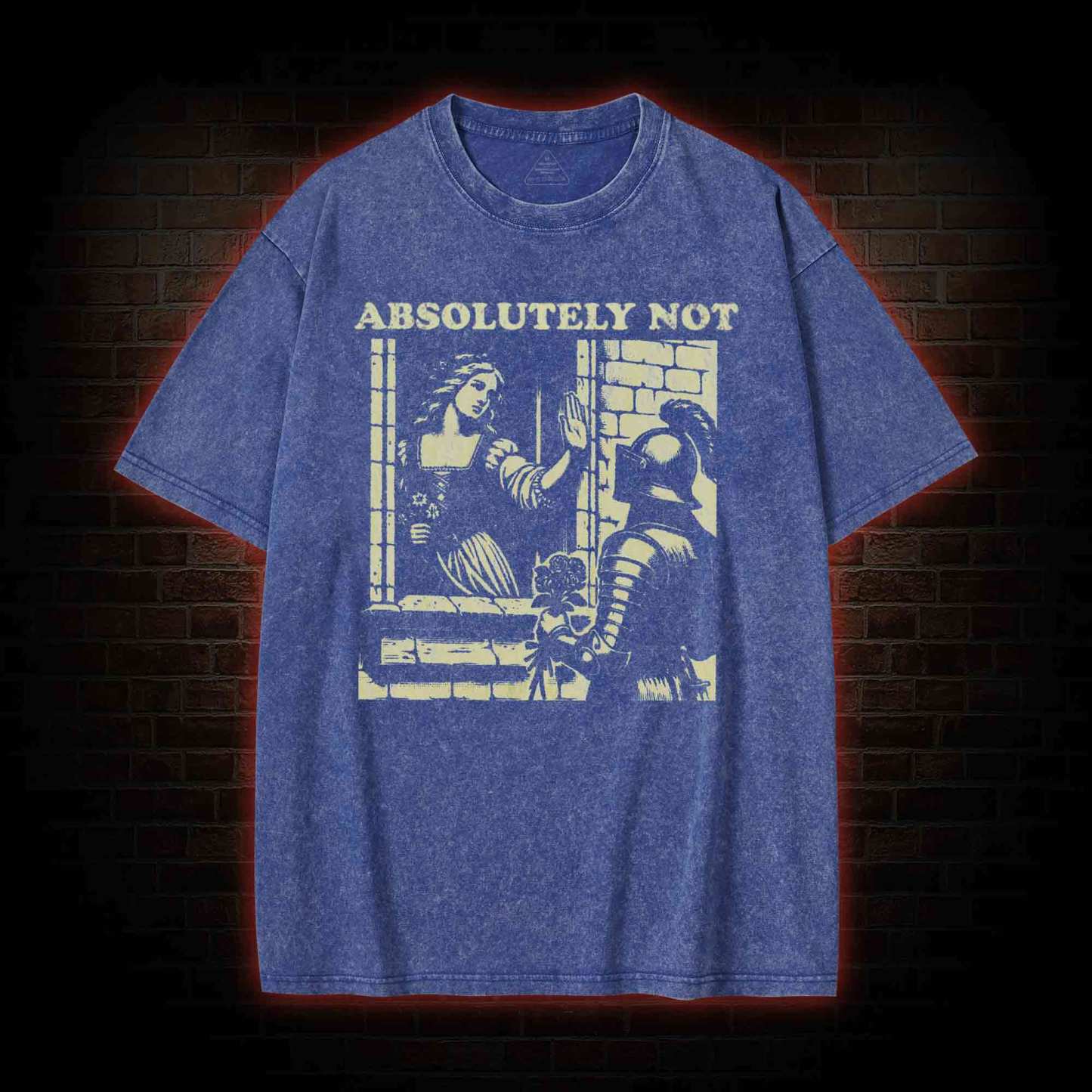 Knightcore Aesthetic Washed T-shirt