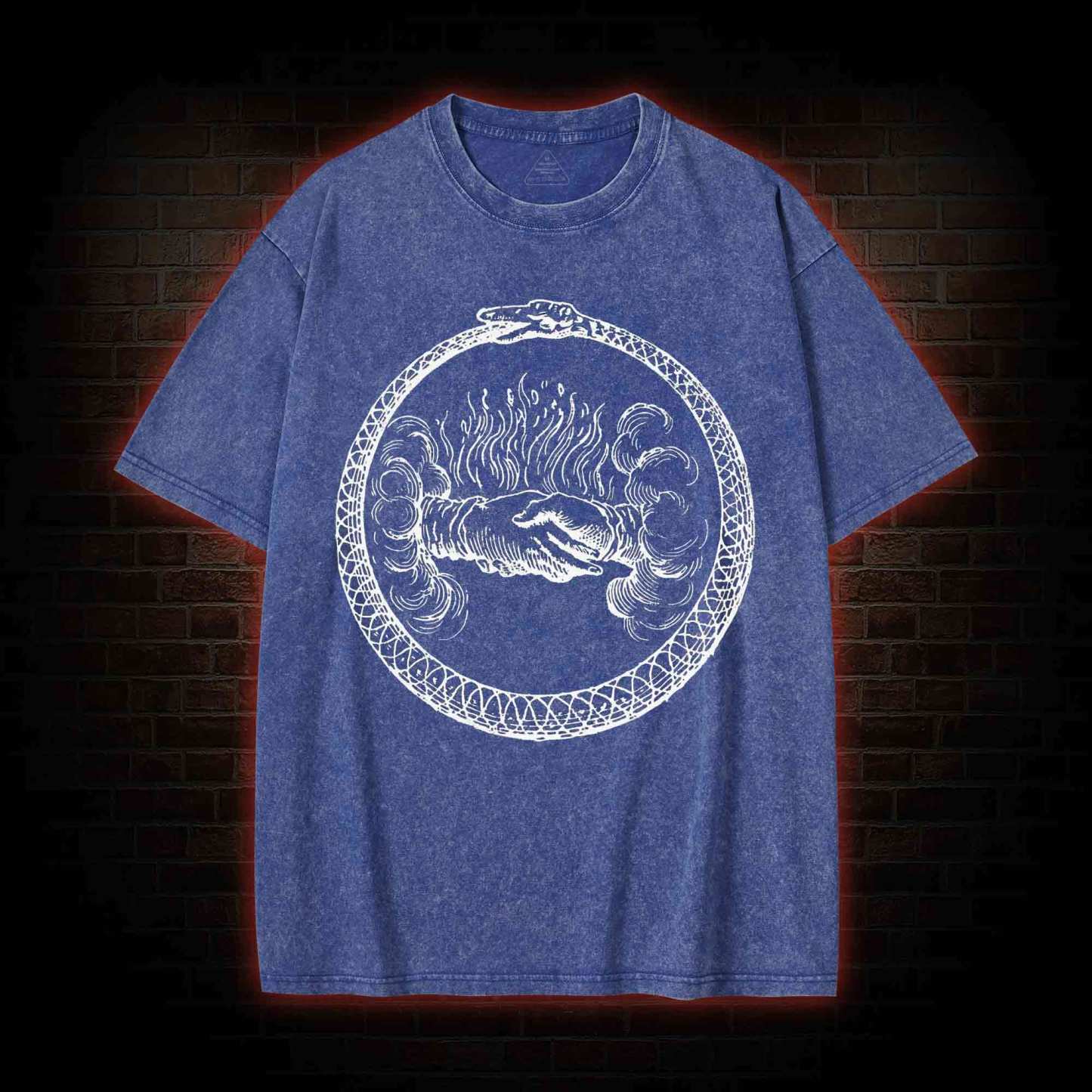 Mysterious Ouroboros Washed T-shirt