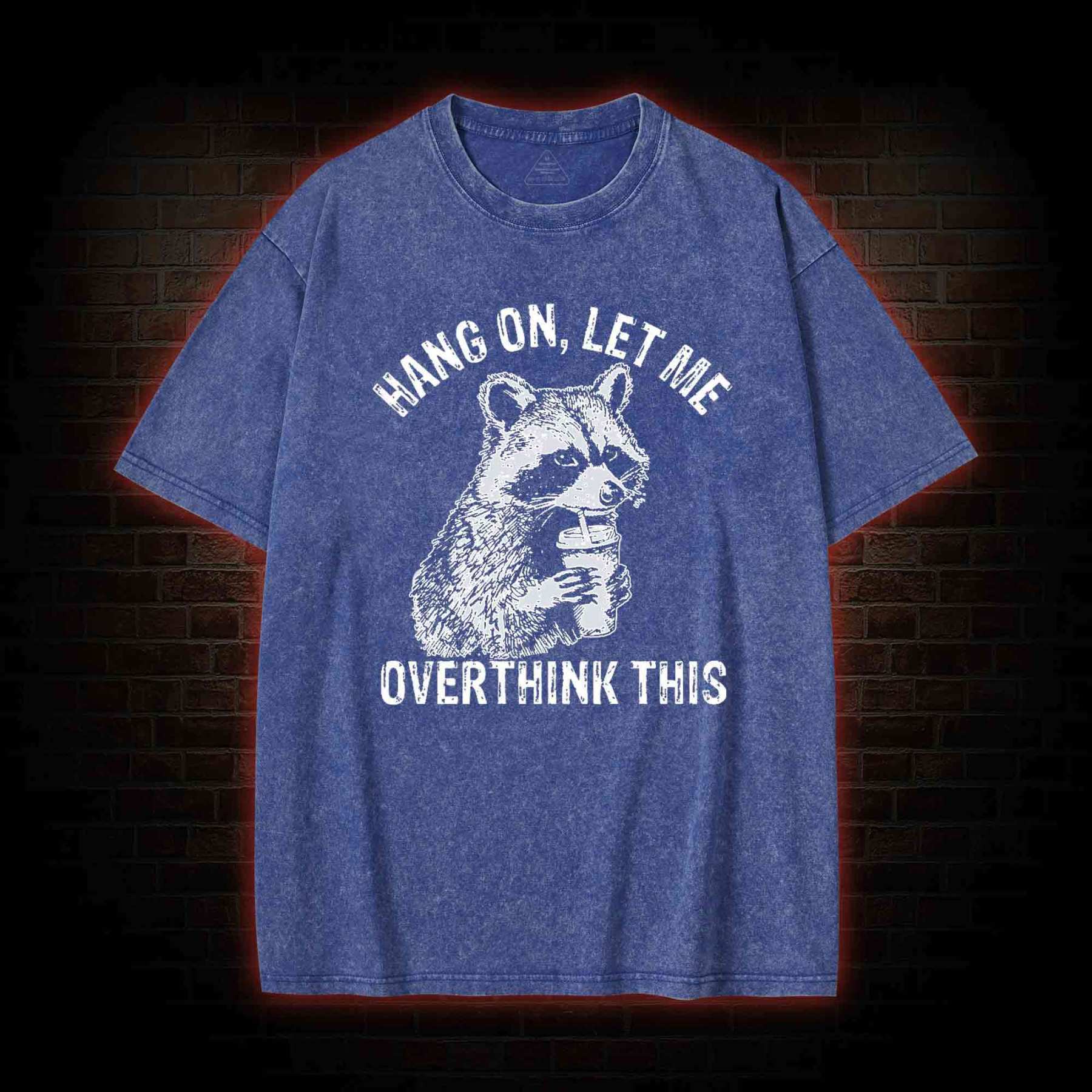 Hang on Let Me Overthink This Washed T-shirt