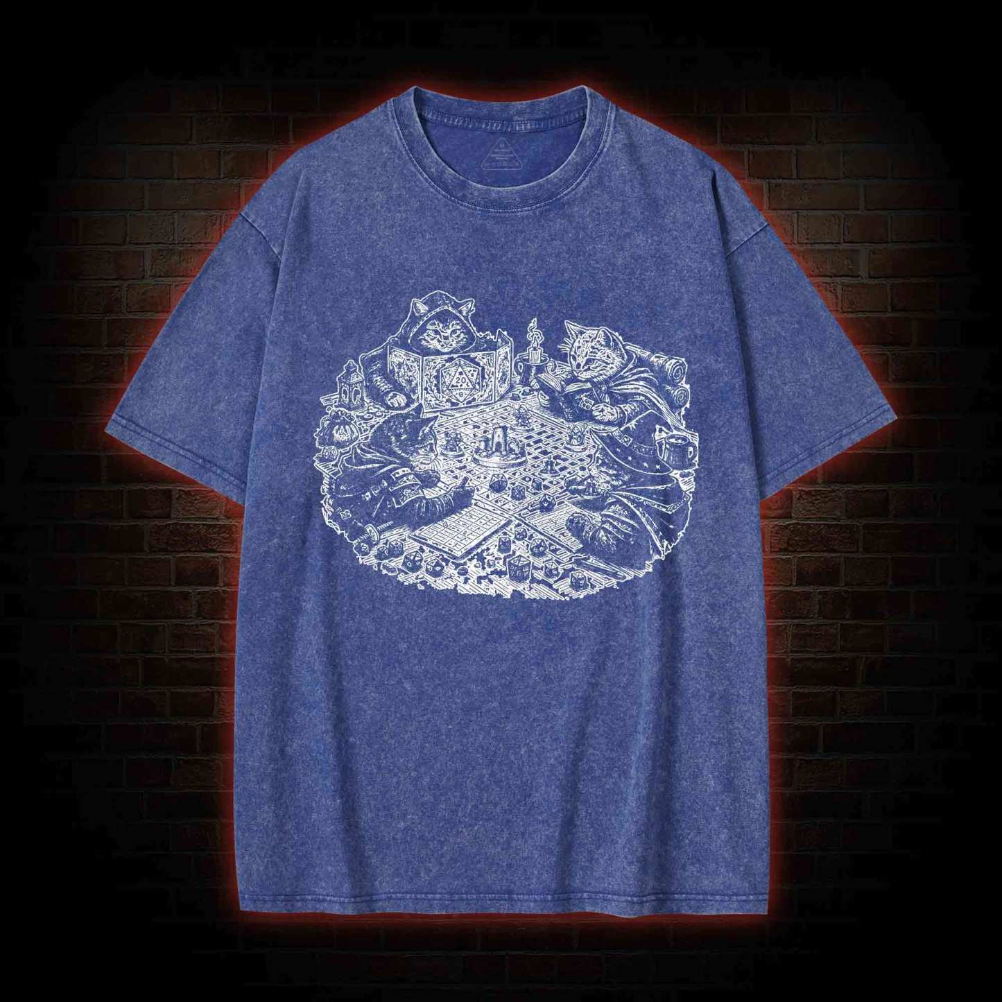 Kitten Cat Person Trendy Washed T-shirt