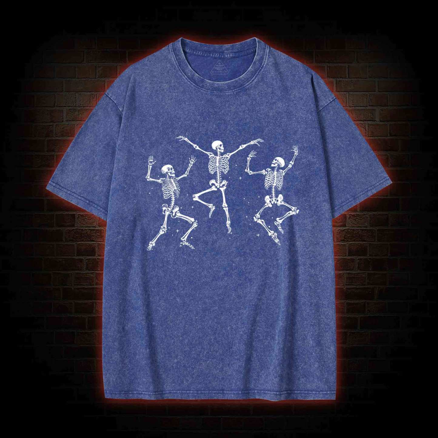 Dancing Skeleton Washed T-shirt