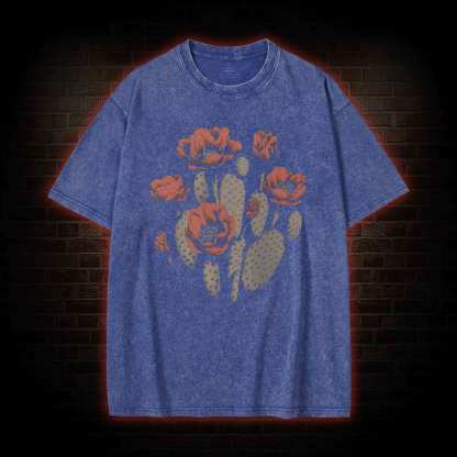 Cactus Flower Washed T-shirt
