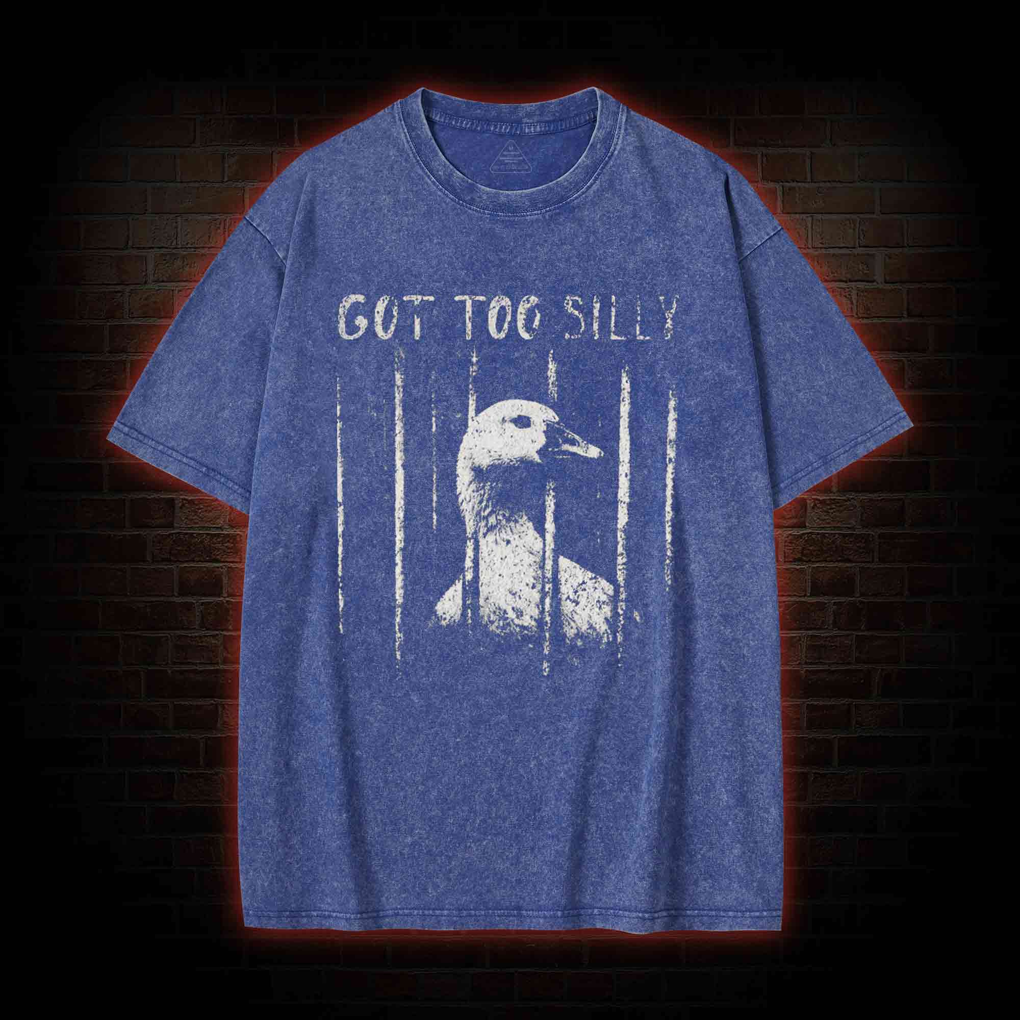 Got Too Silly Washed T-shirt