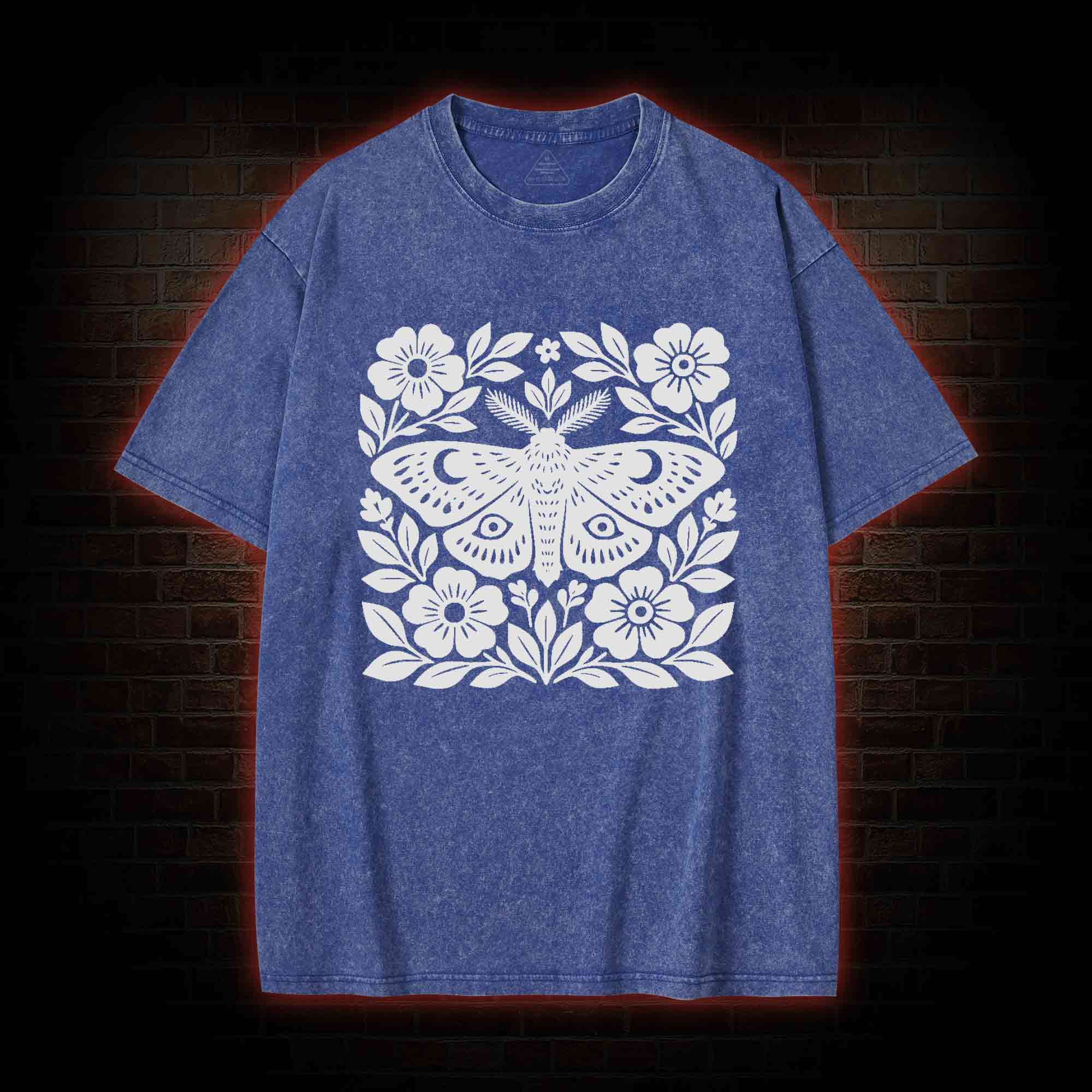 Moth Block Washed T-shirt