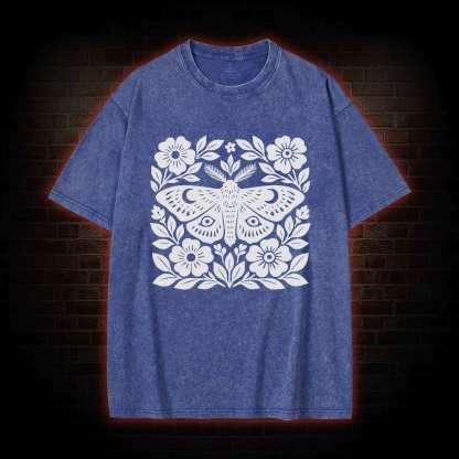 Moth Block Washed T-shirt