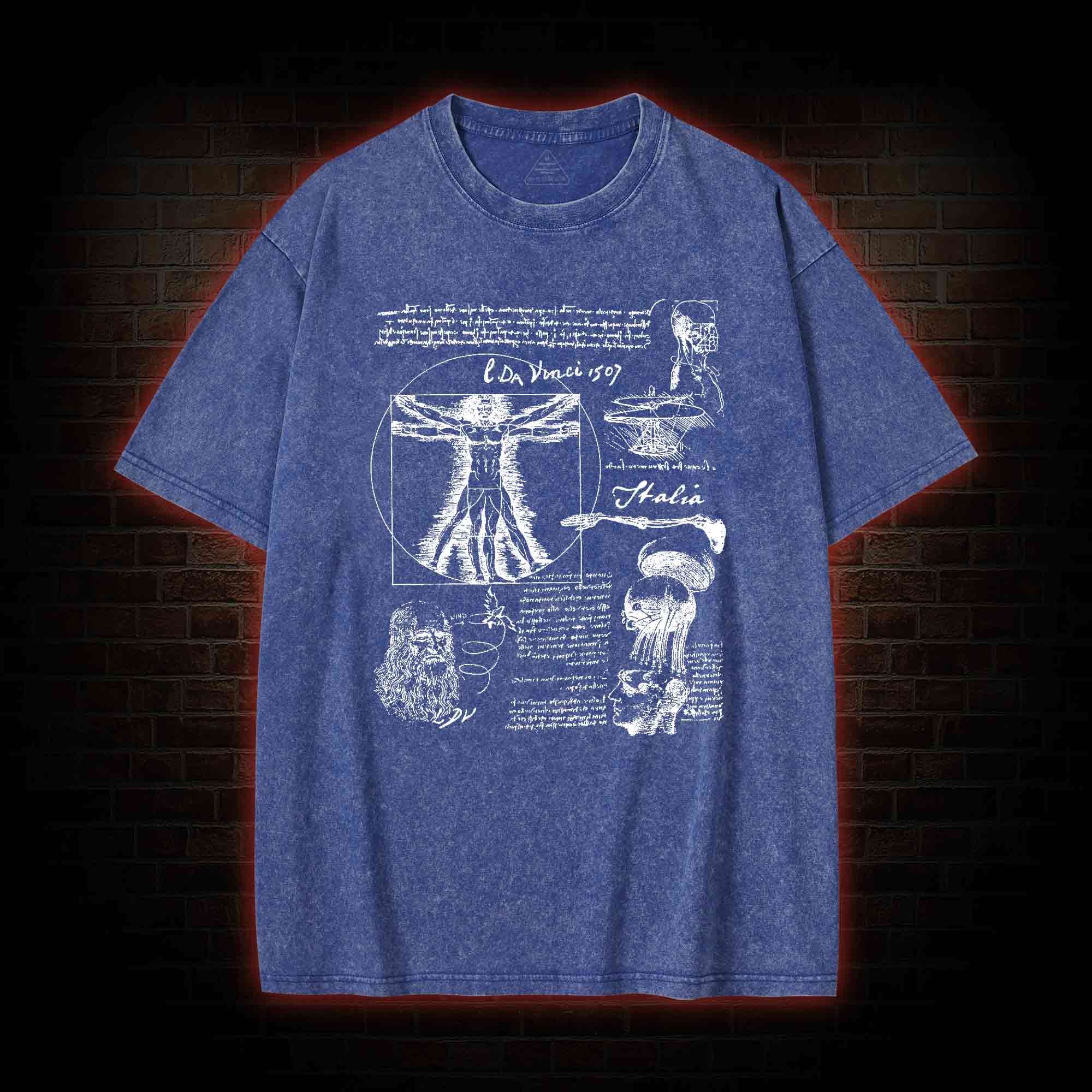Anatomical Sketch Washed T-shirt