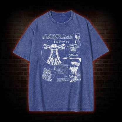Anatomical Sketch Washed T-shirt