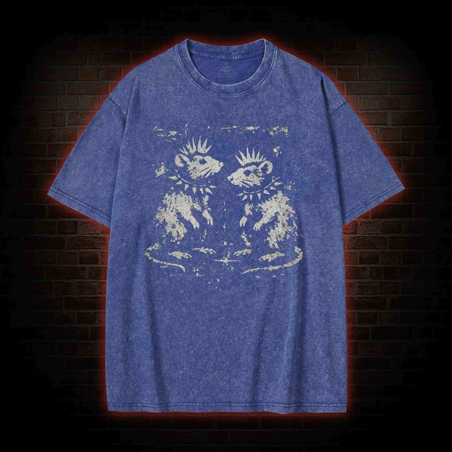 Funny Rat Washed T-shirt
