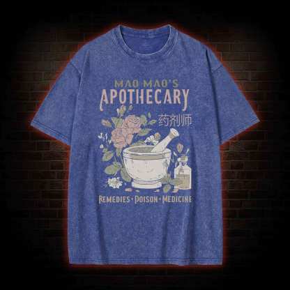 Remedies Poison Medicine Washed T-shirt