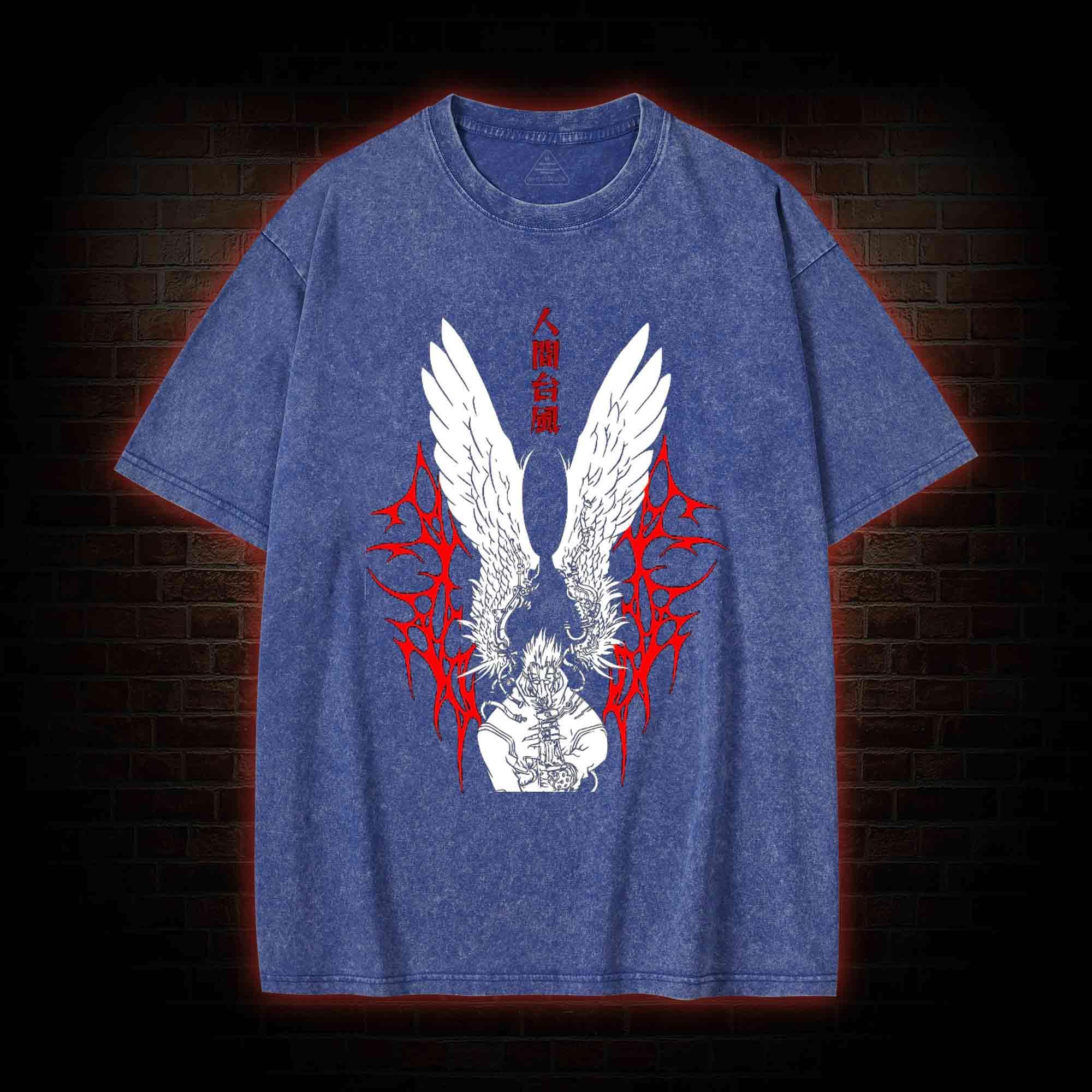 This World is Made of Love and Peace Washed T-shirt