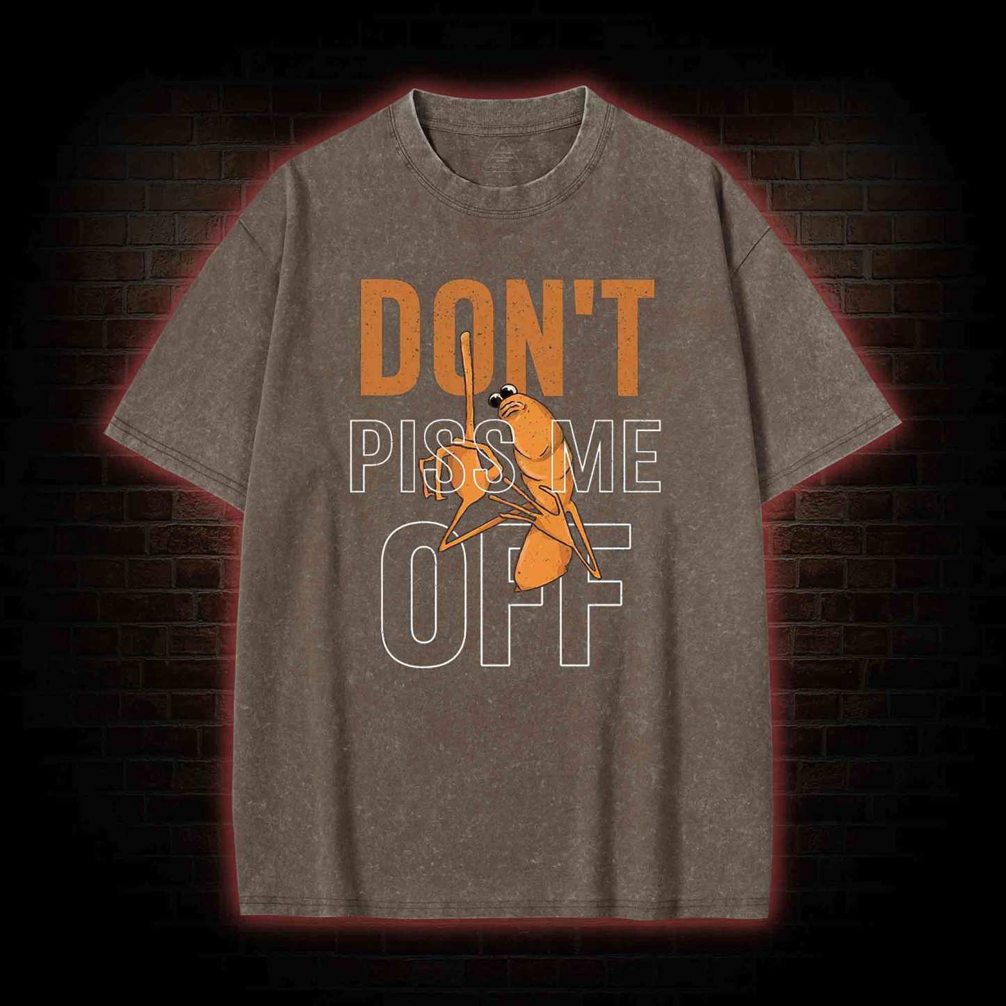 Don't Piss Me Off Washed T-shirt