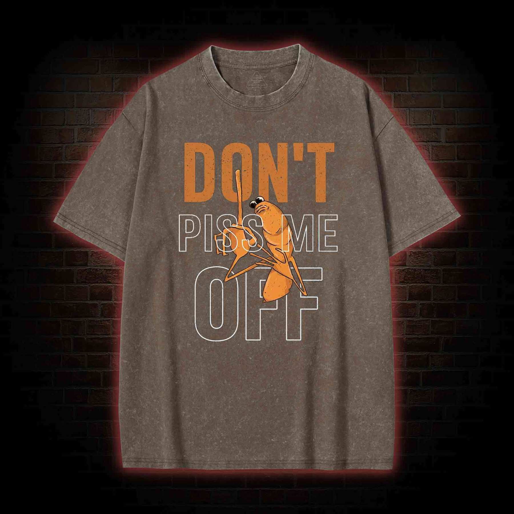 Don't Piss Me Off Washed T-shirt