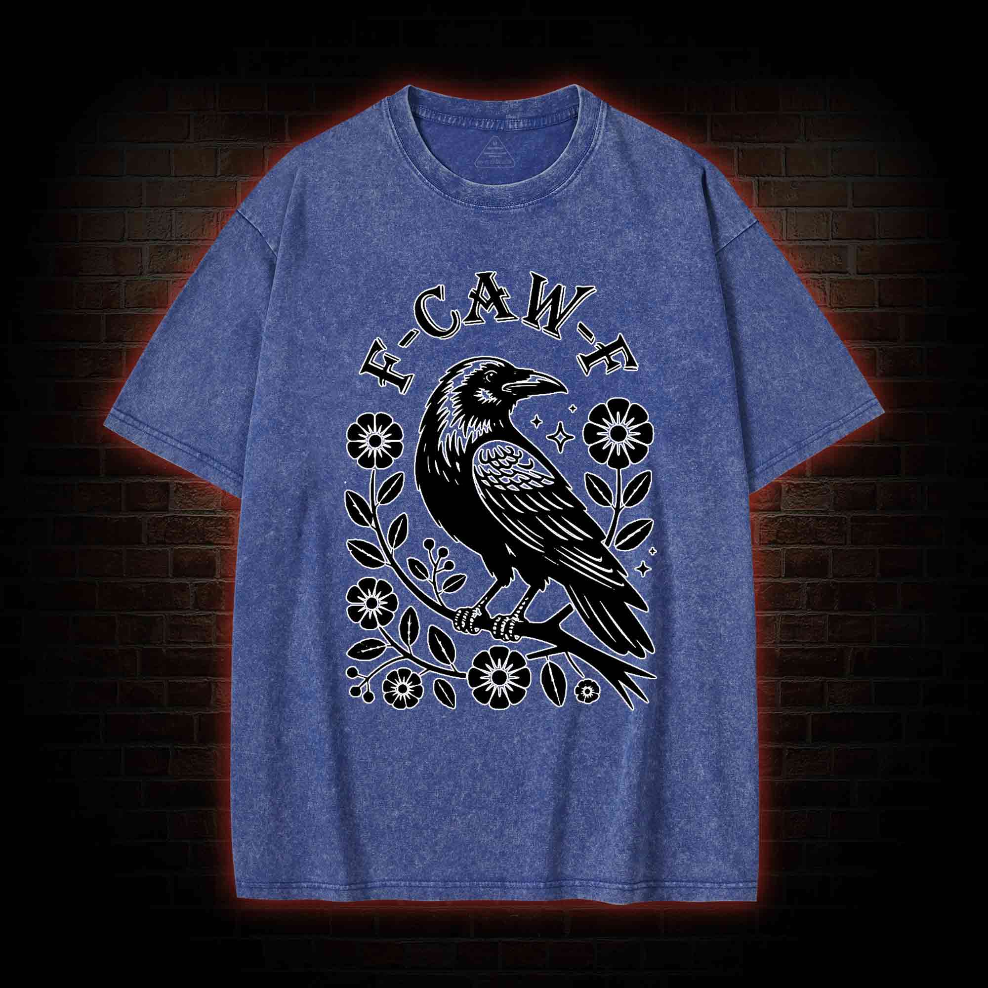 F-caw-f Washed T-shirt
