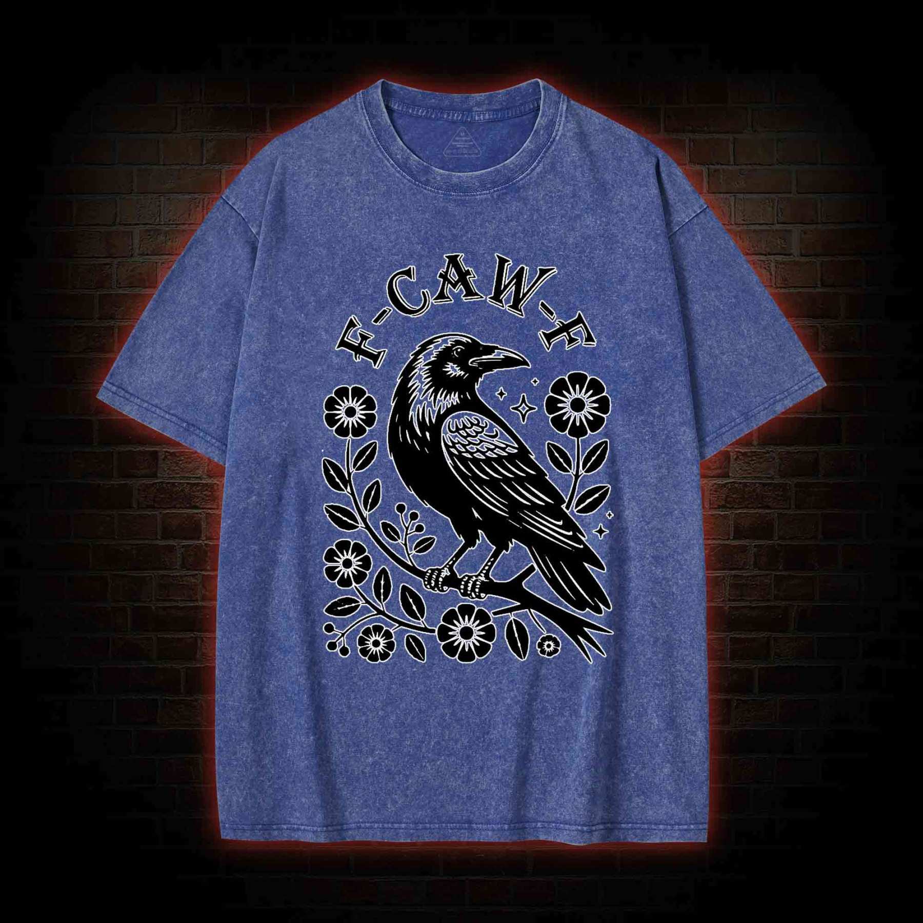 F-caw-f Washed T-shirt