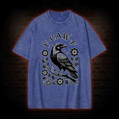 F-caw-f Washed T-shirt