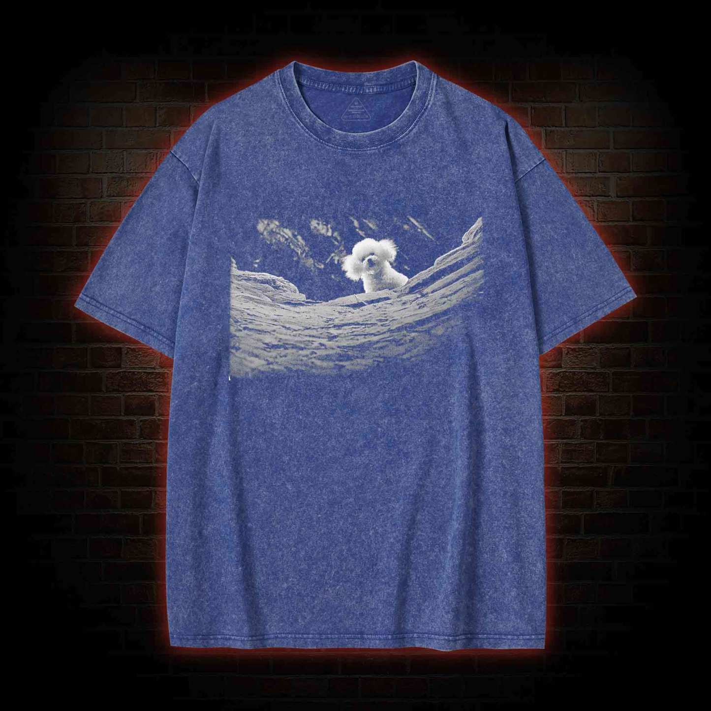 It Rubs the Lotion on Its Skin Washed T-shirt
