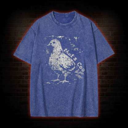 Pigeon Meme Washed T-shirt