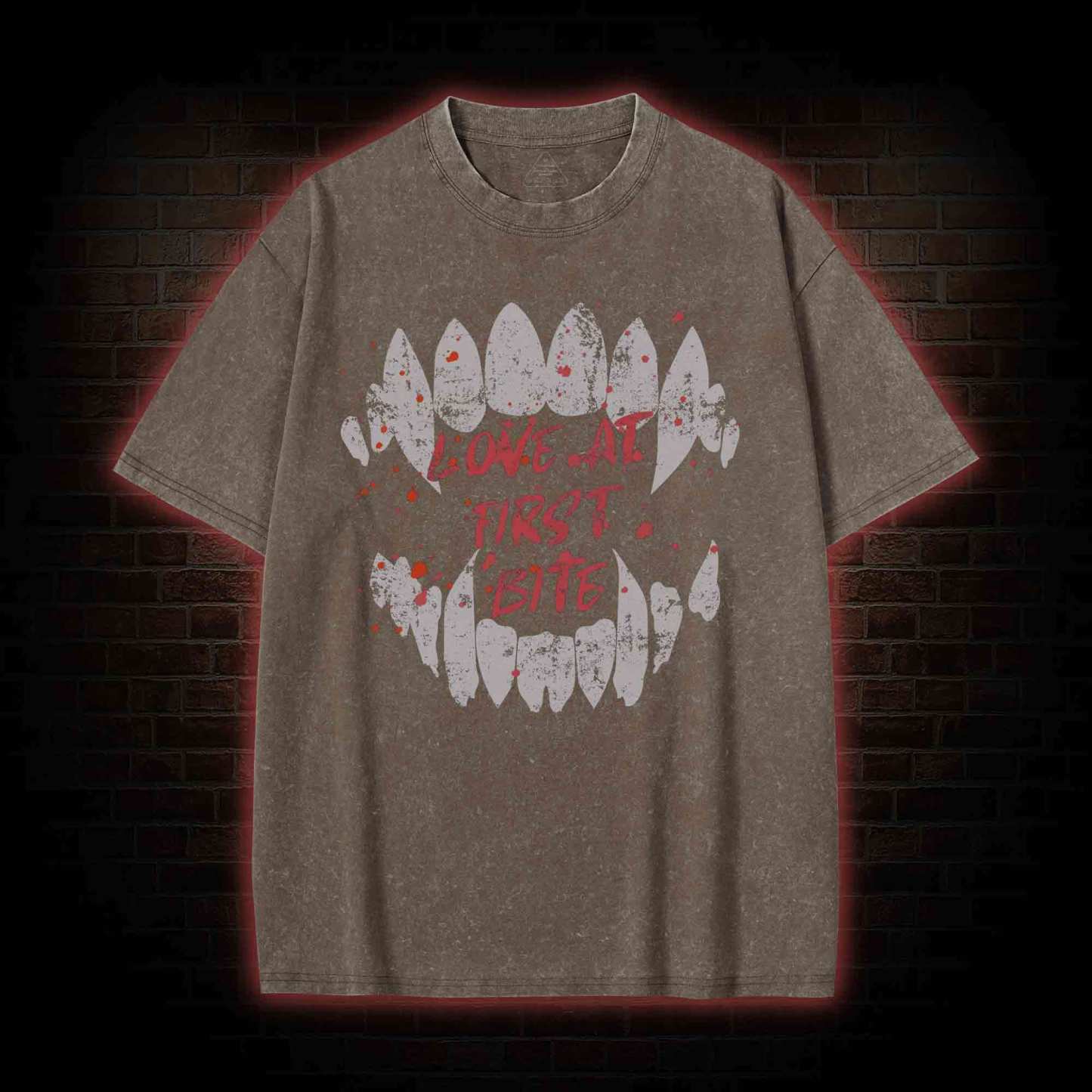 Love at First Bite Washed T-shirt