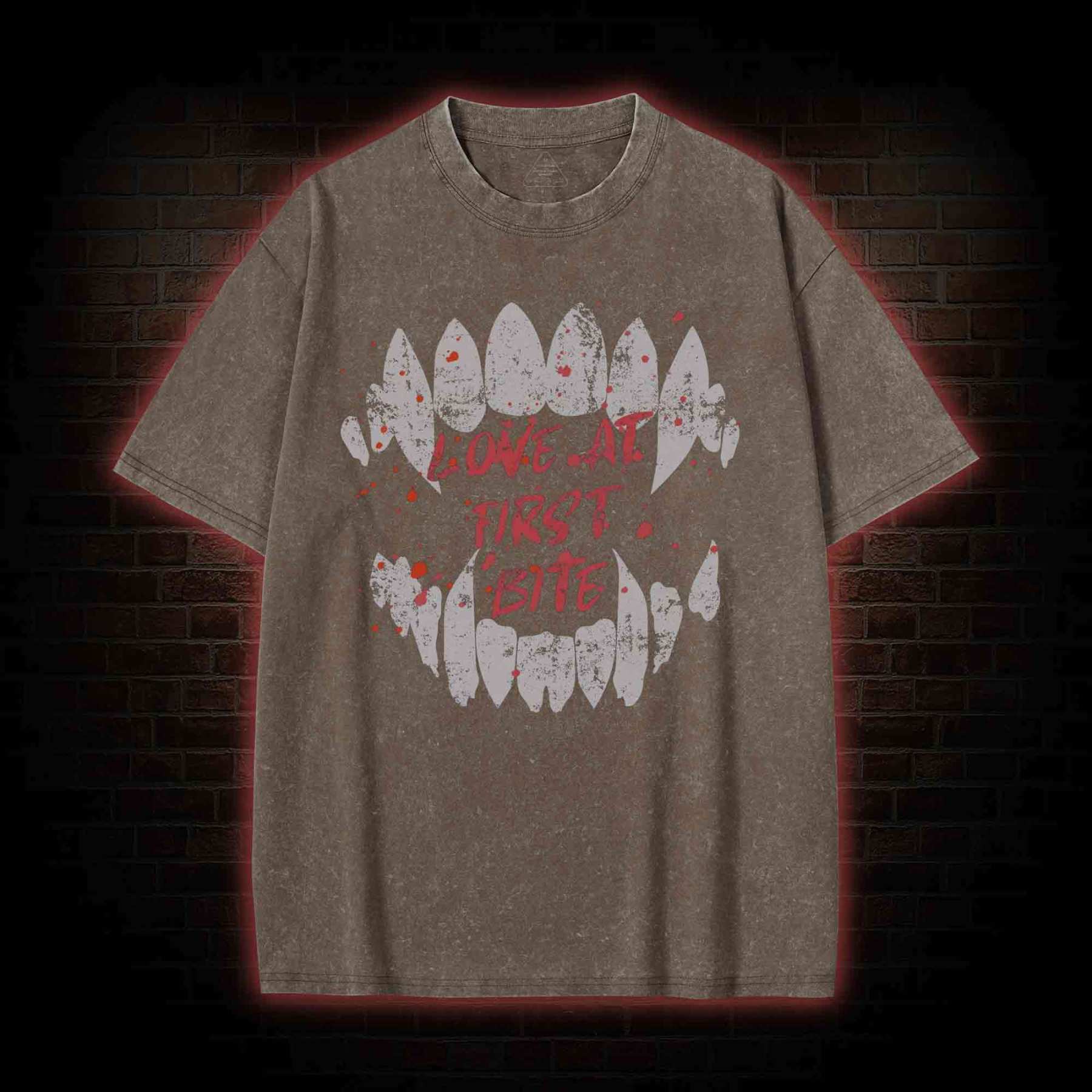 Love at First Bite Washed T-shirt