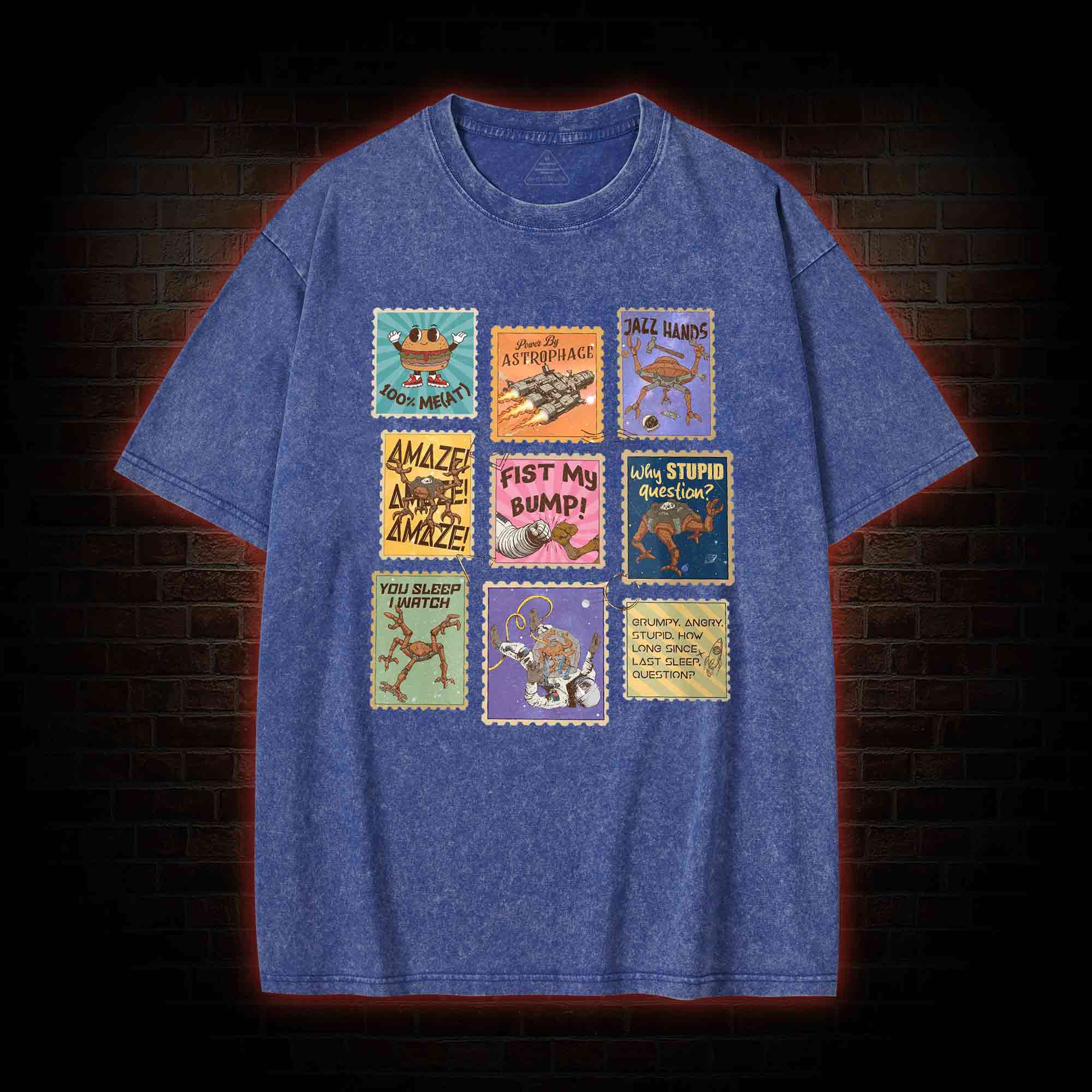 Why Stupid Question Washed T-shirt