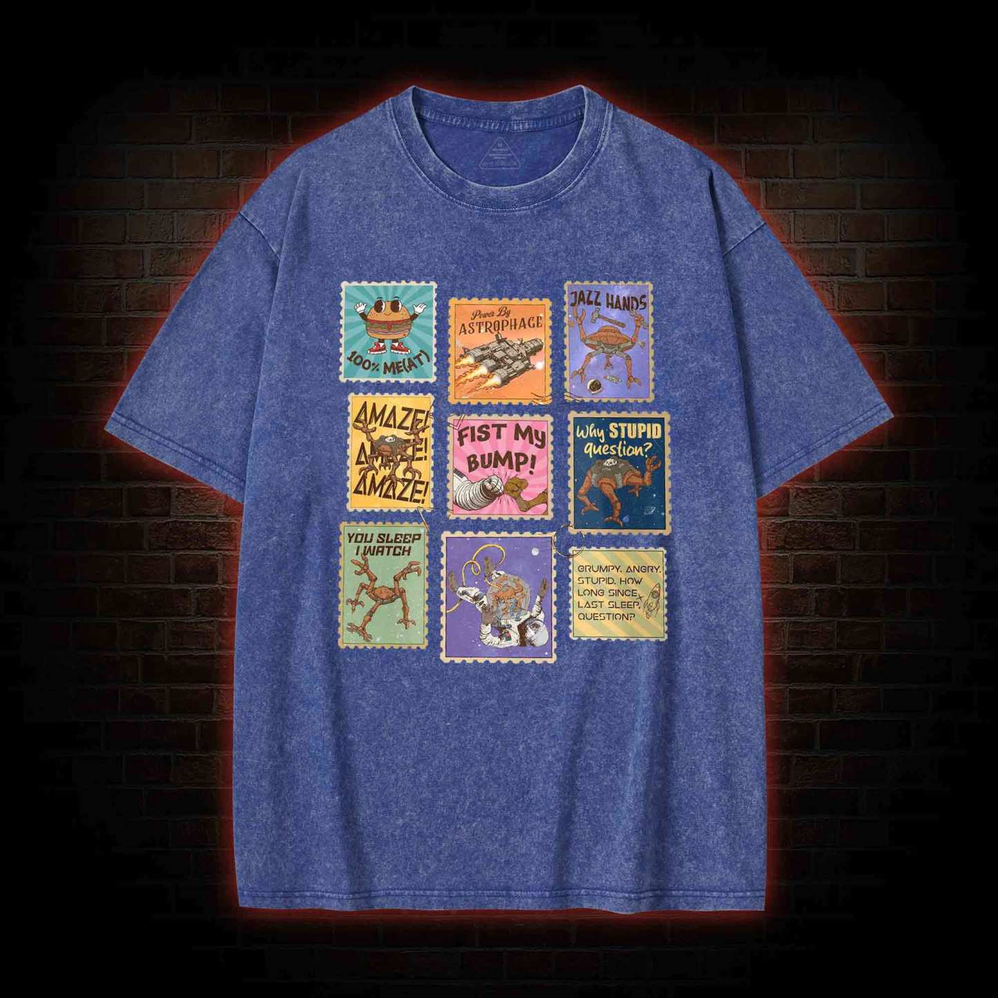 Why Stupid Question Washed T-shirt