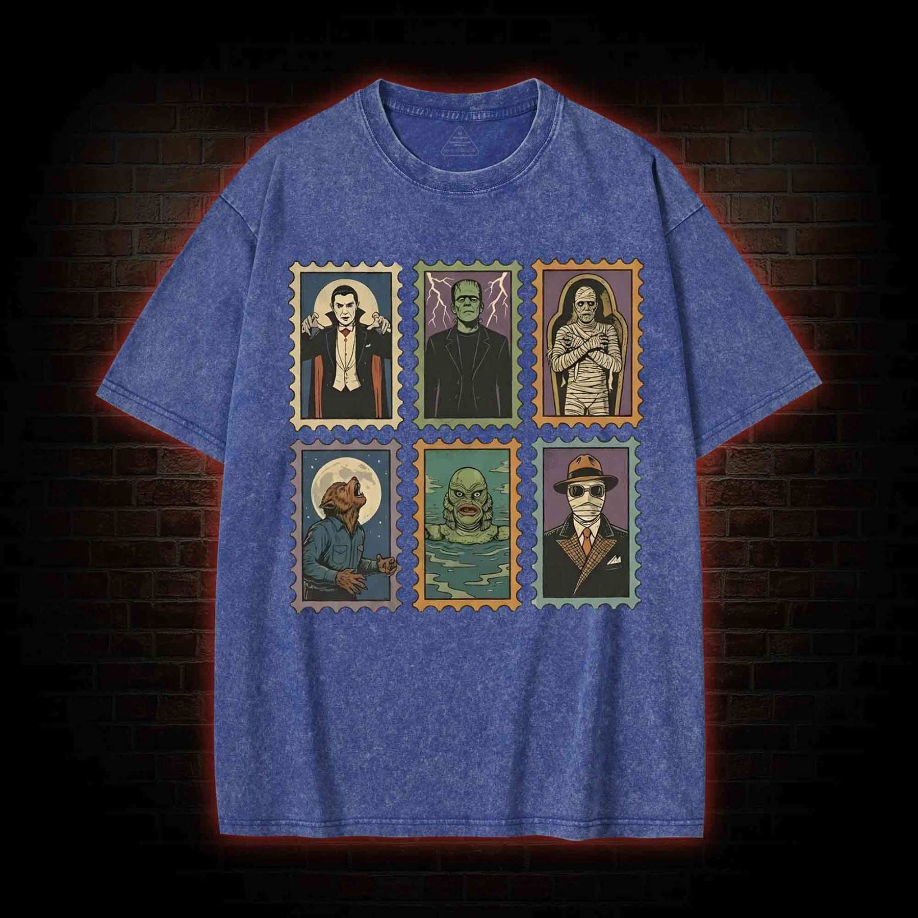 Monsters Washed T-shirt