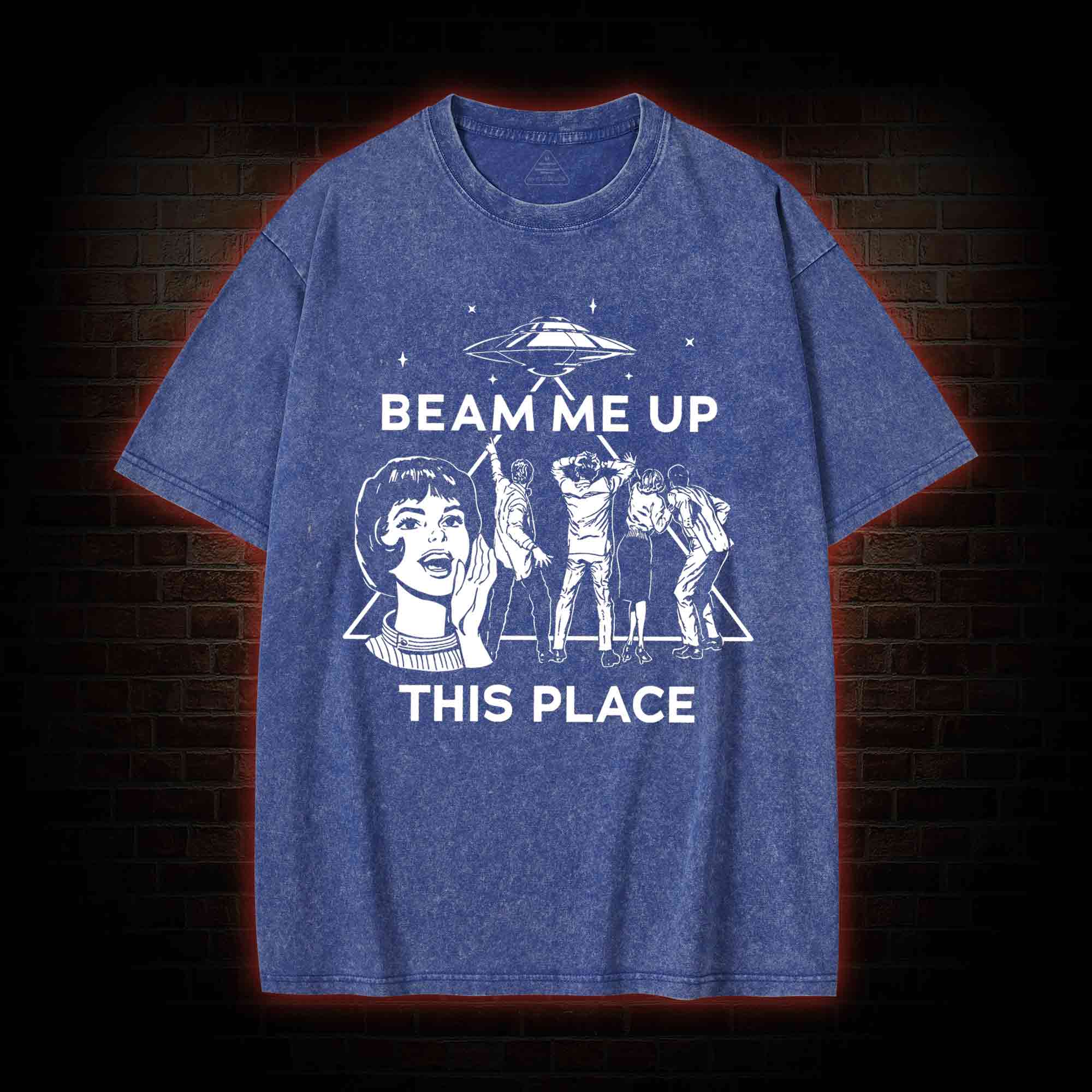 Beam Me up Washed T-shirt
