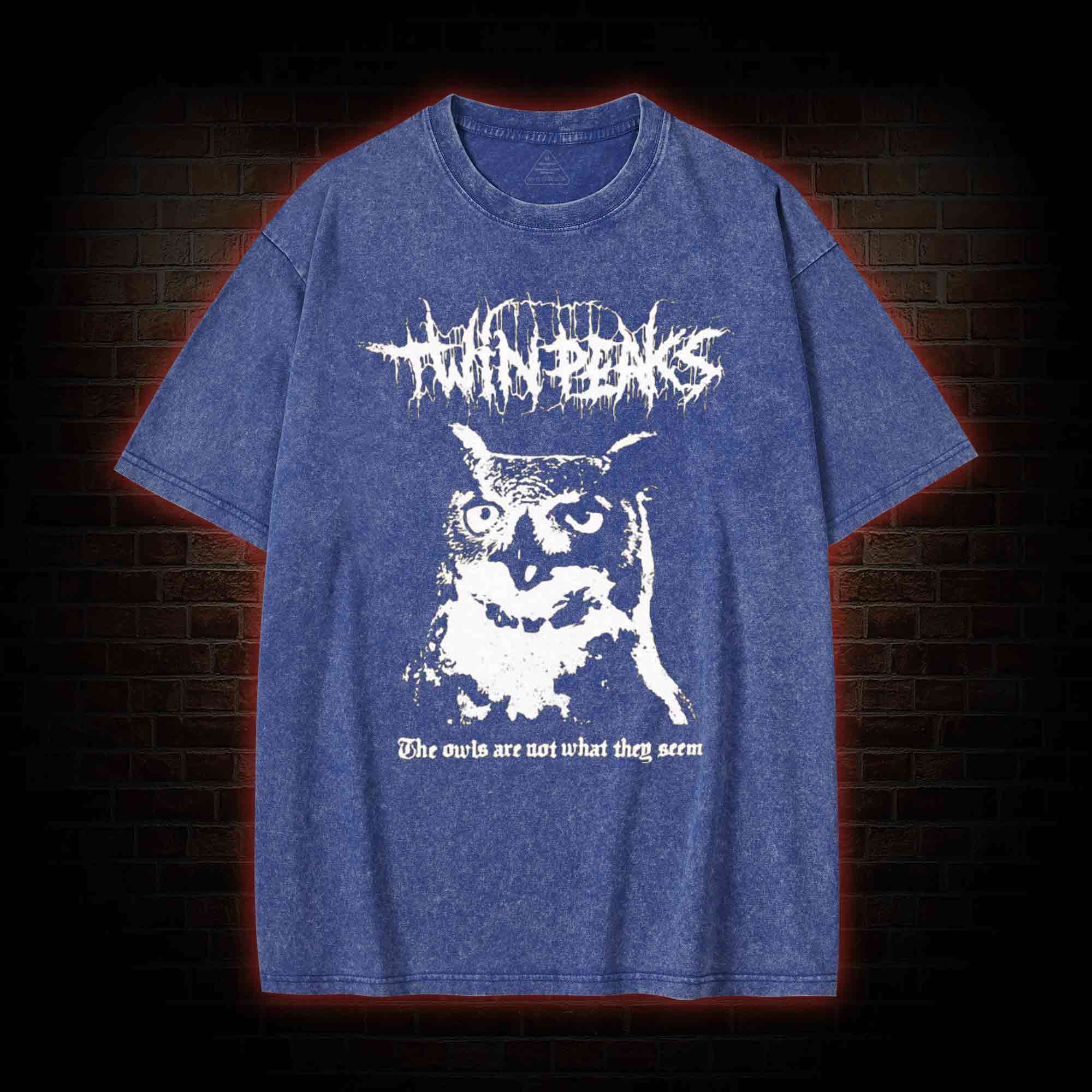 The Owls are Not What They Seem Washed T-shirt