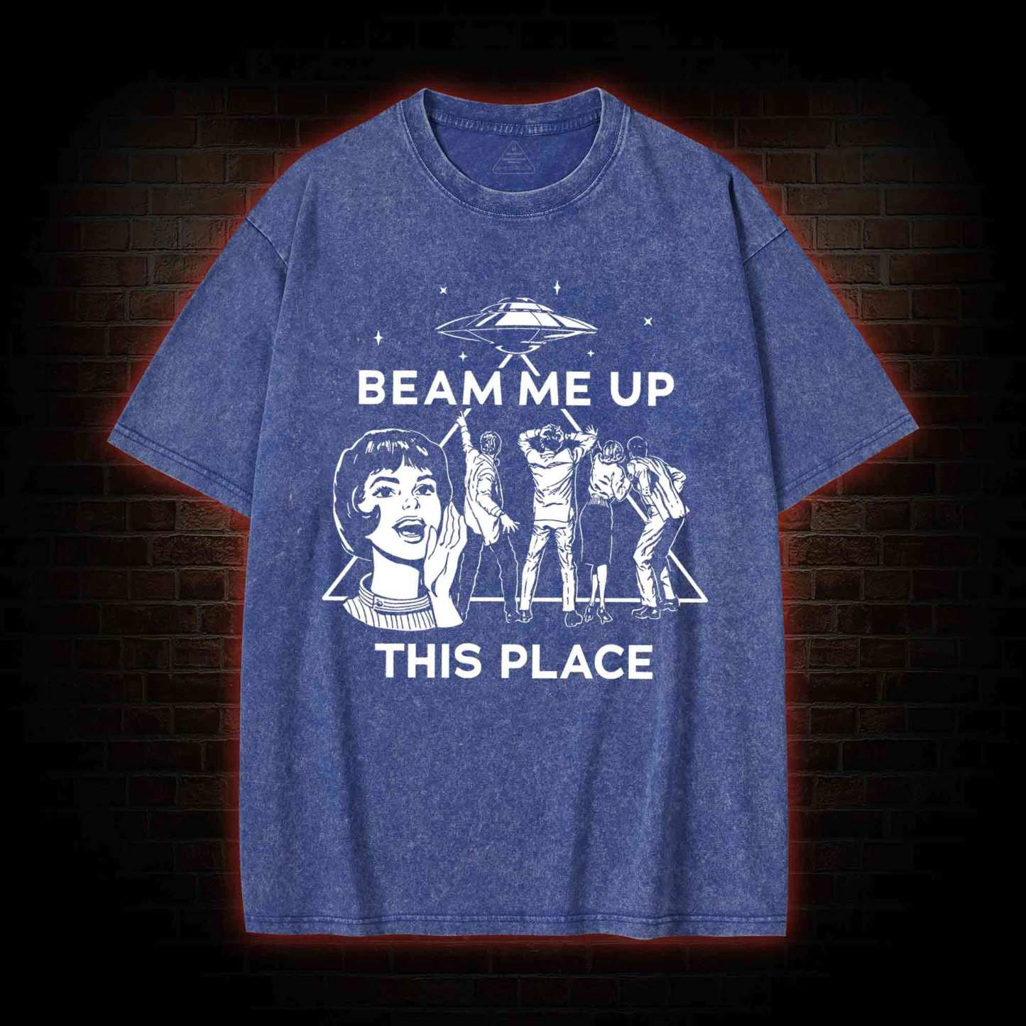 Beam Me up Washed T-shirt