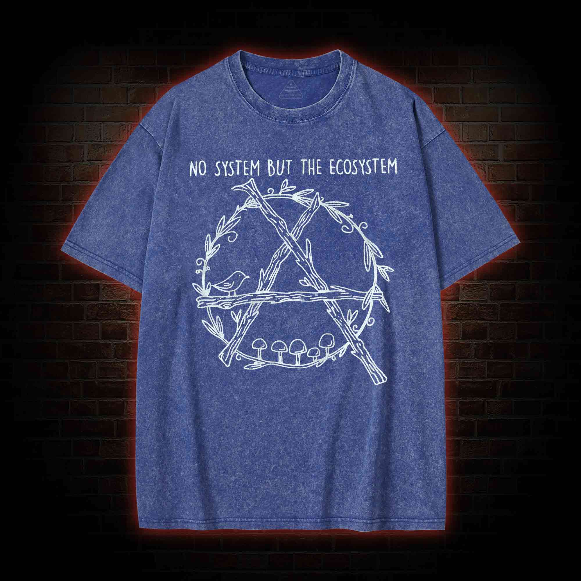 No System but the Ecosystem Washed T-shirt