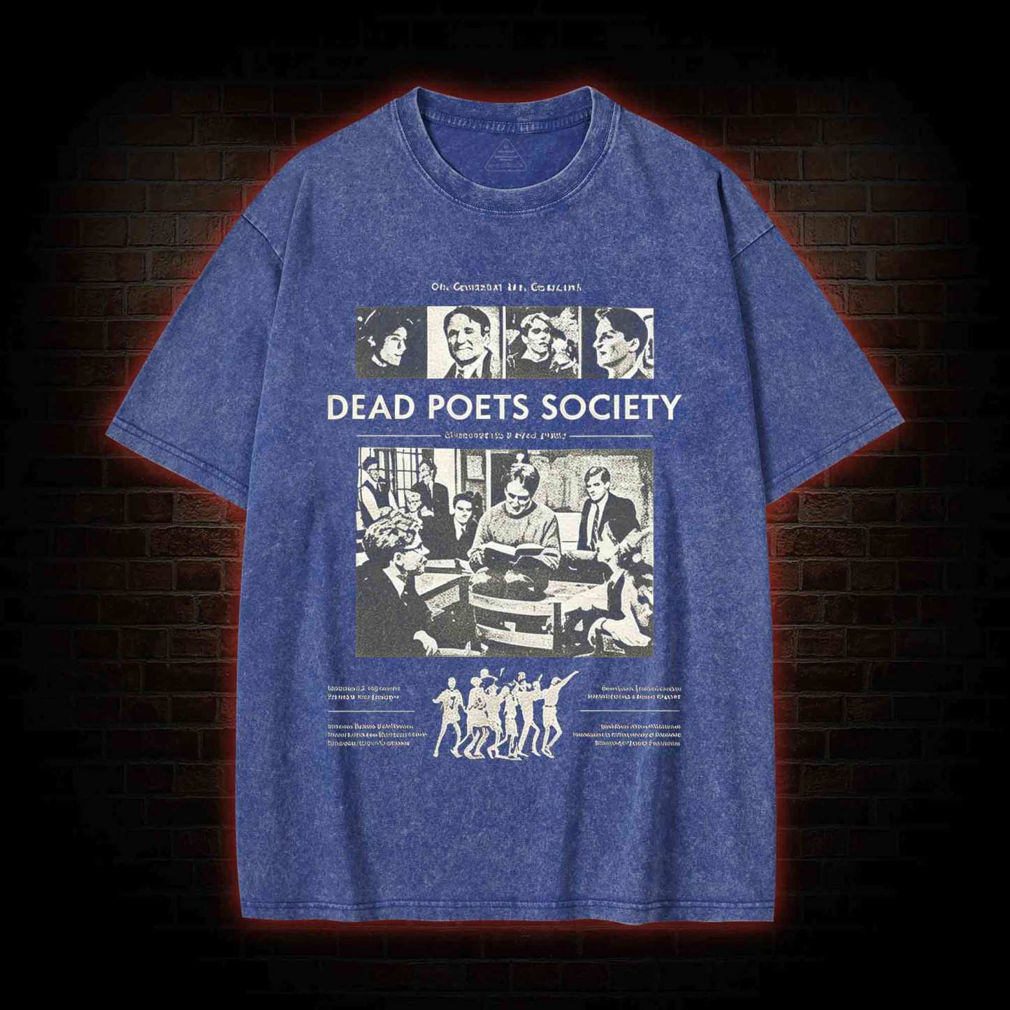 Oh Captain My Captain Washed T-shirt