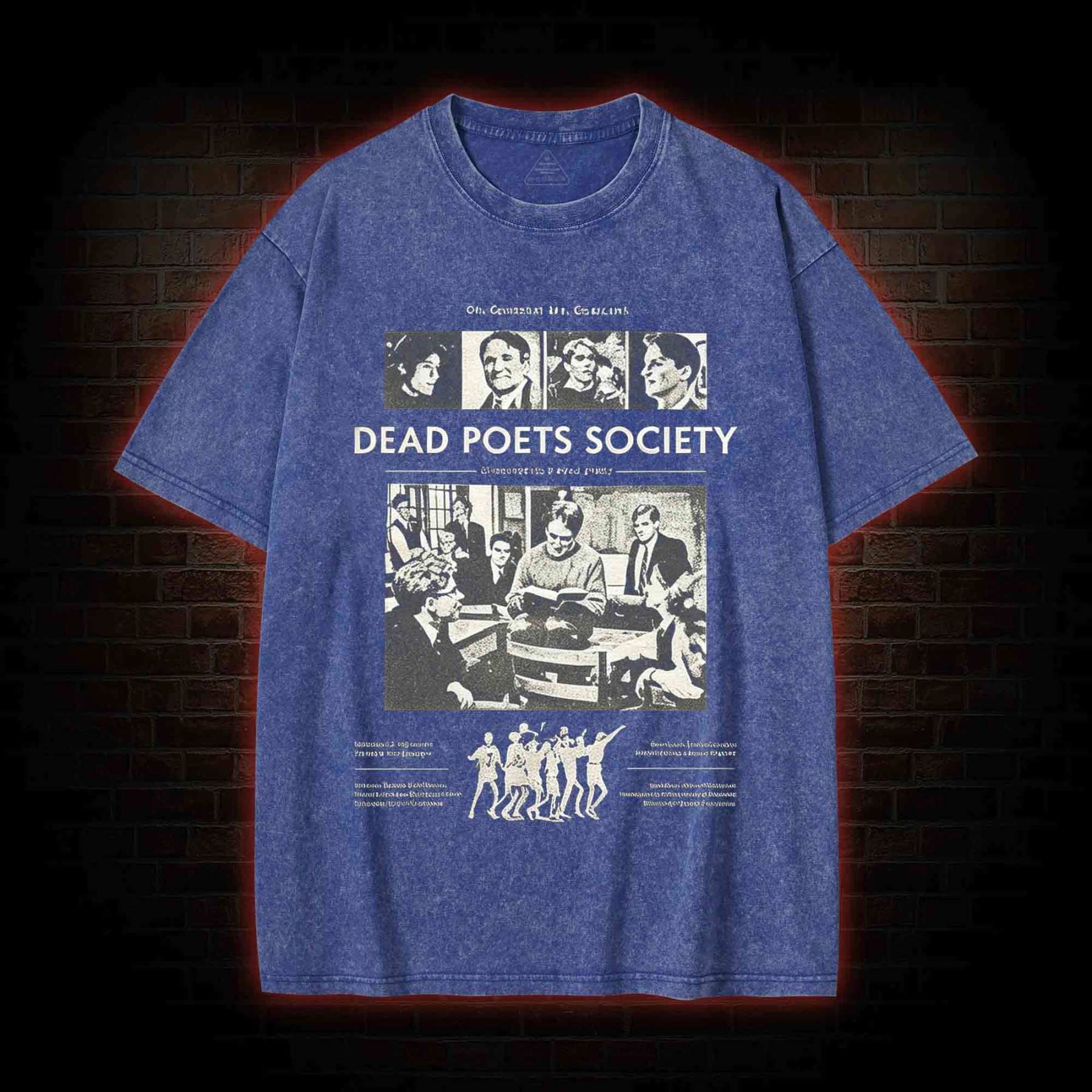 Oh Captain My Captain Washed T-shirt