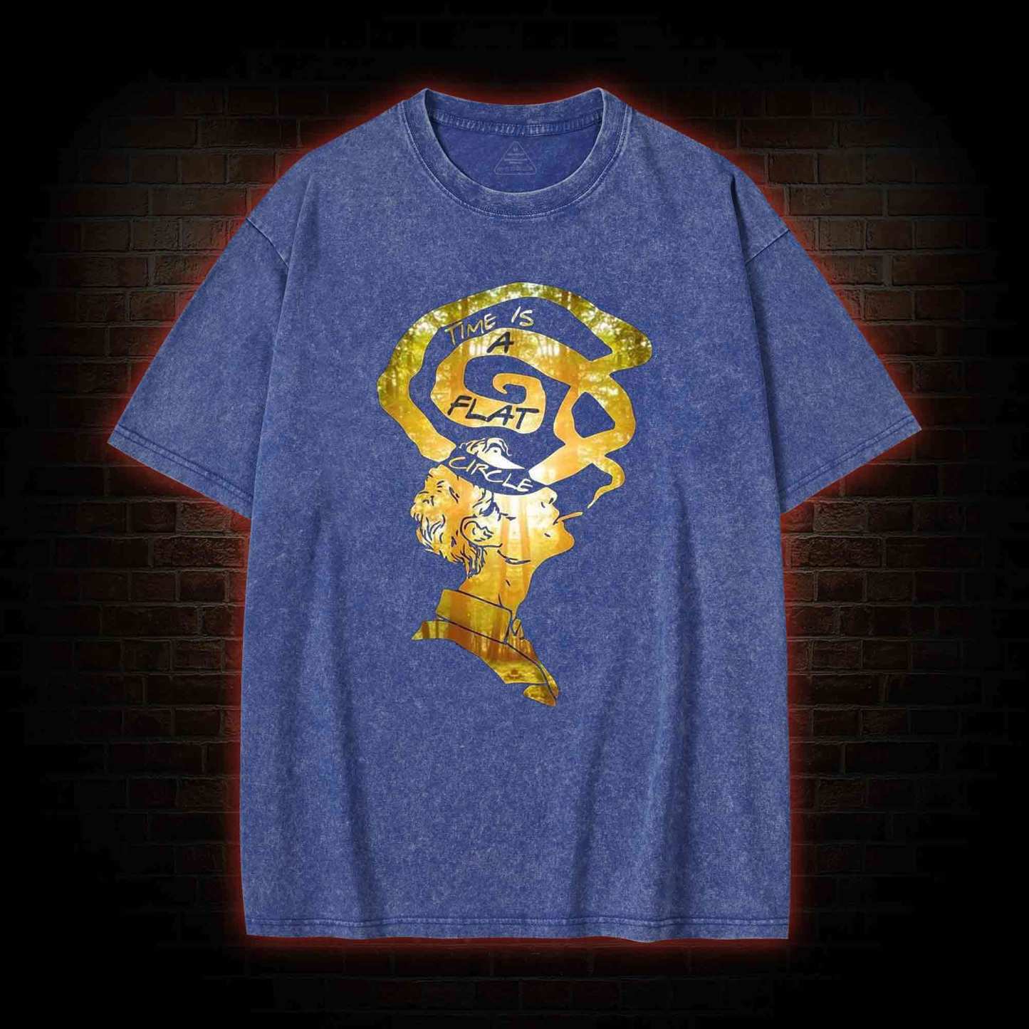 Time is a Flat Circle Washed T-shirt