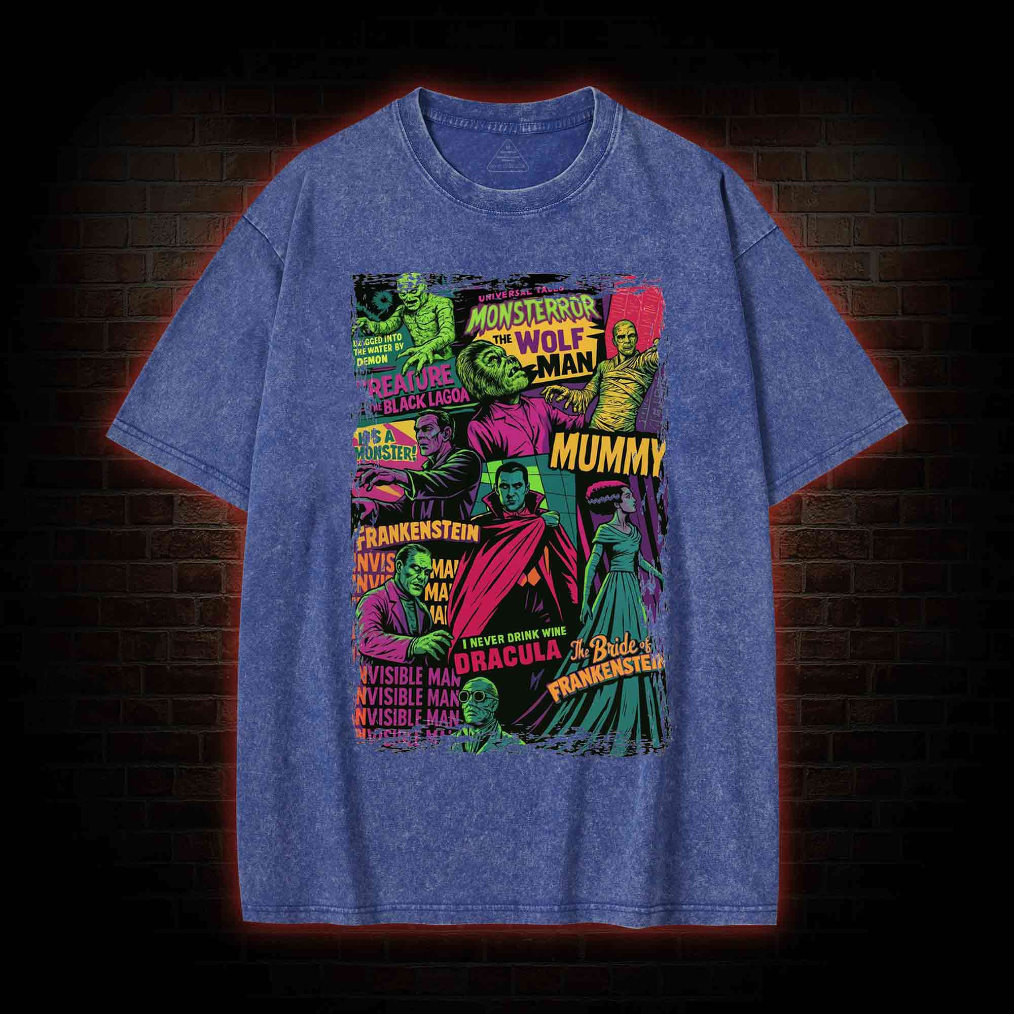 Alfred Hitchcock's Psycho Washed T-shirt