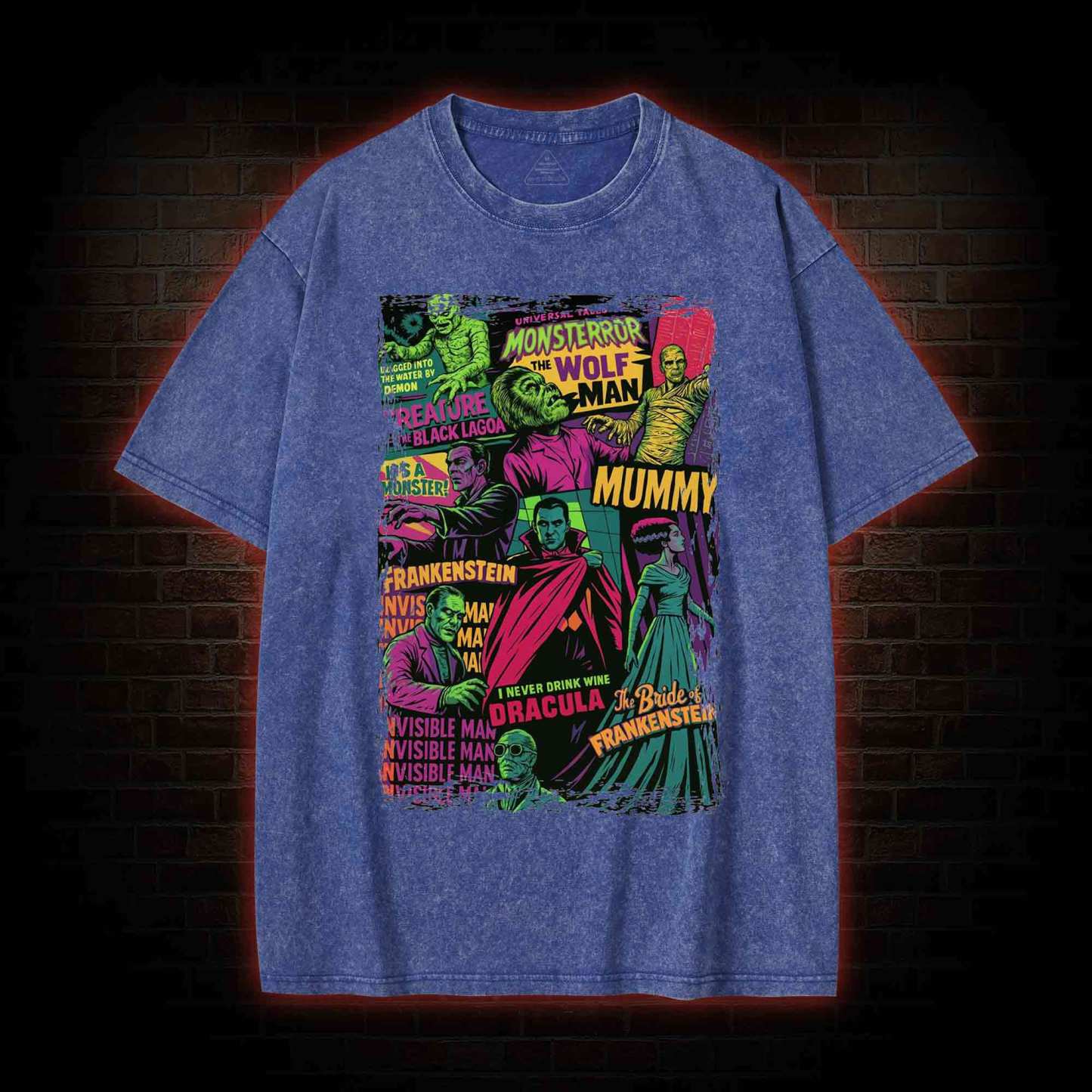 Alfred Hitchcock's Psycho Washed T-shirt