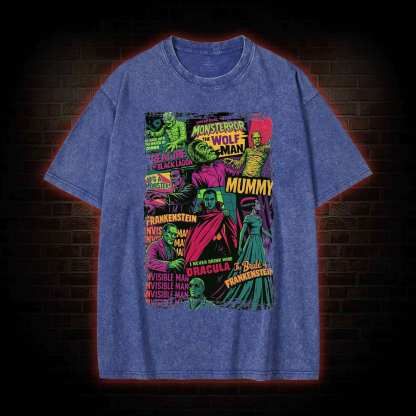 Alfred Hitchcock's Psycho Washed T-shirt