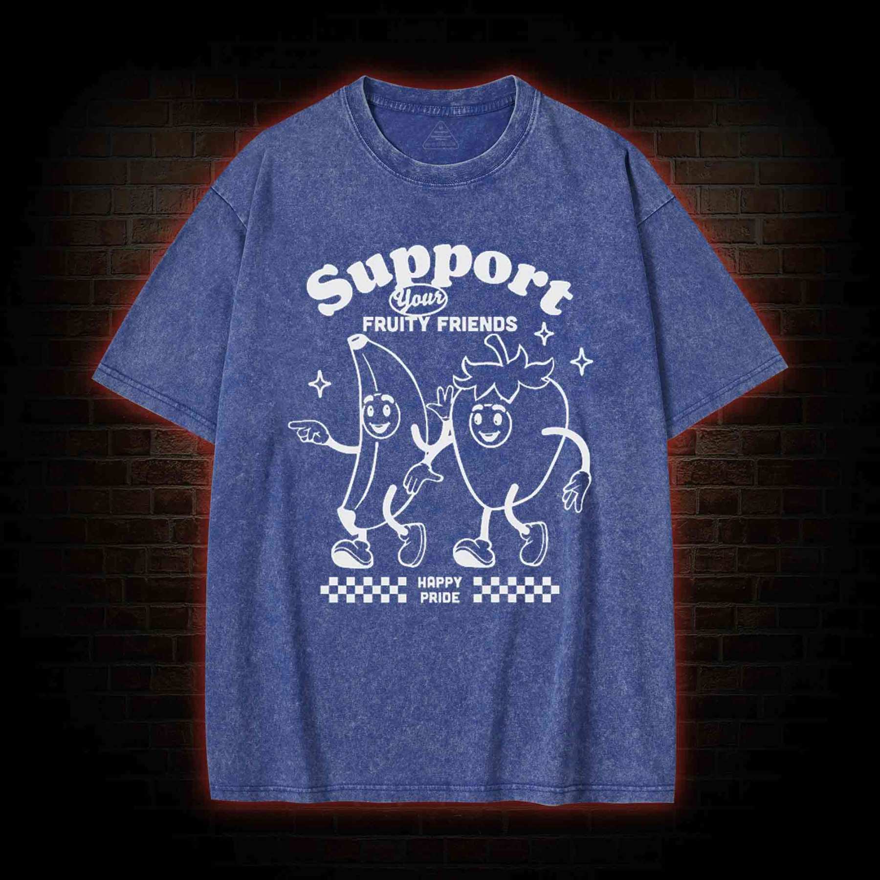 Support Your Fruity Friends Washed T-shirt