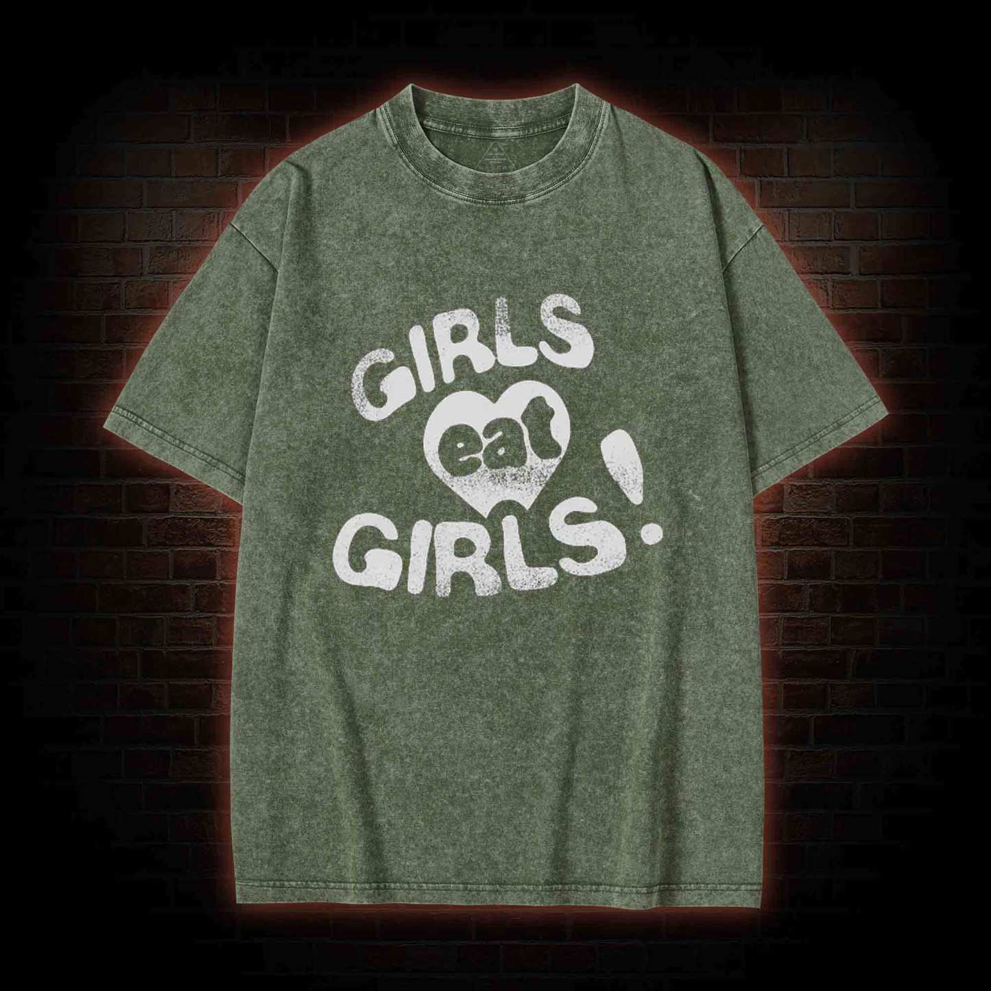 Girls Eat Girls Washed T-shirt