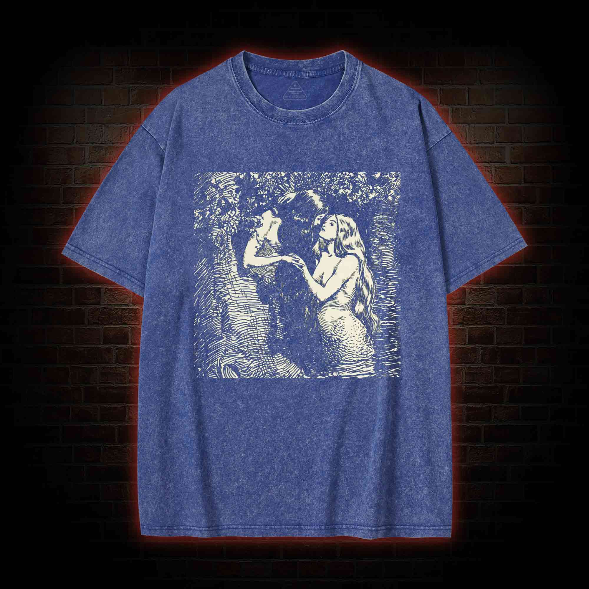 The Nymph and the Dryad Washed T-shirt