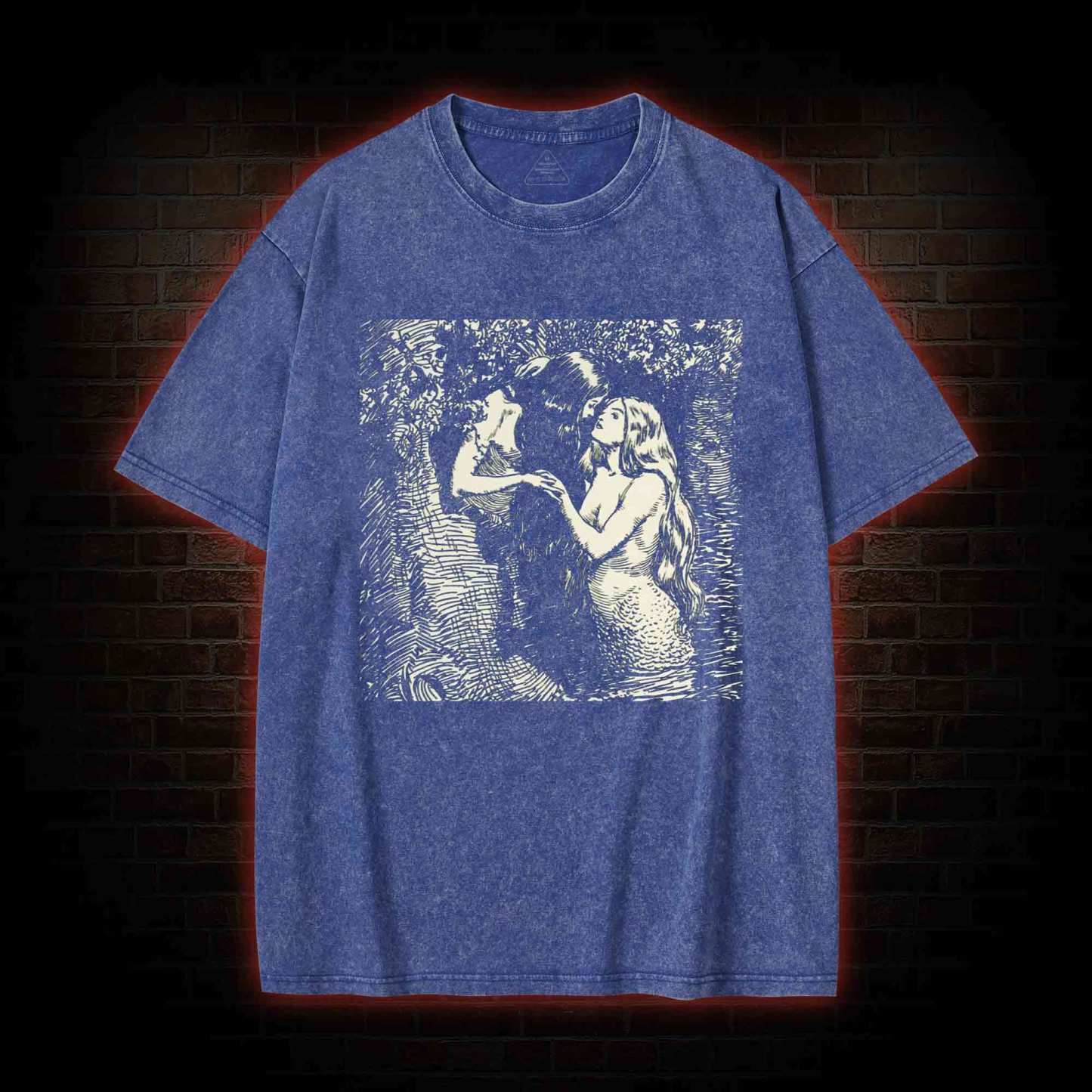 The Nymph and the Dryad Washed T-shirt