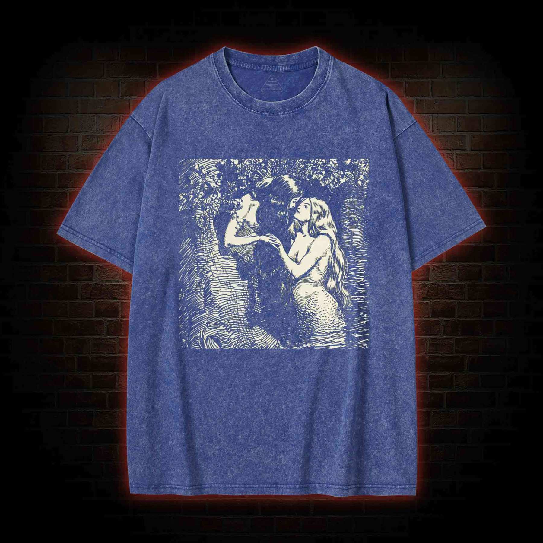 The Nymph and the Dryad Washed T-shirt