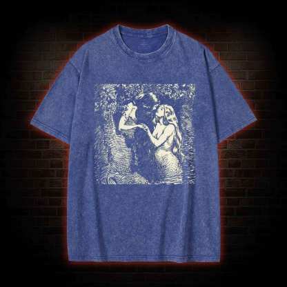 The Nymph and the Dryad Washed T-shirt